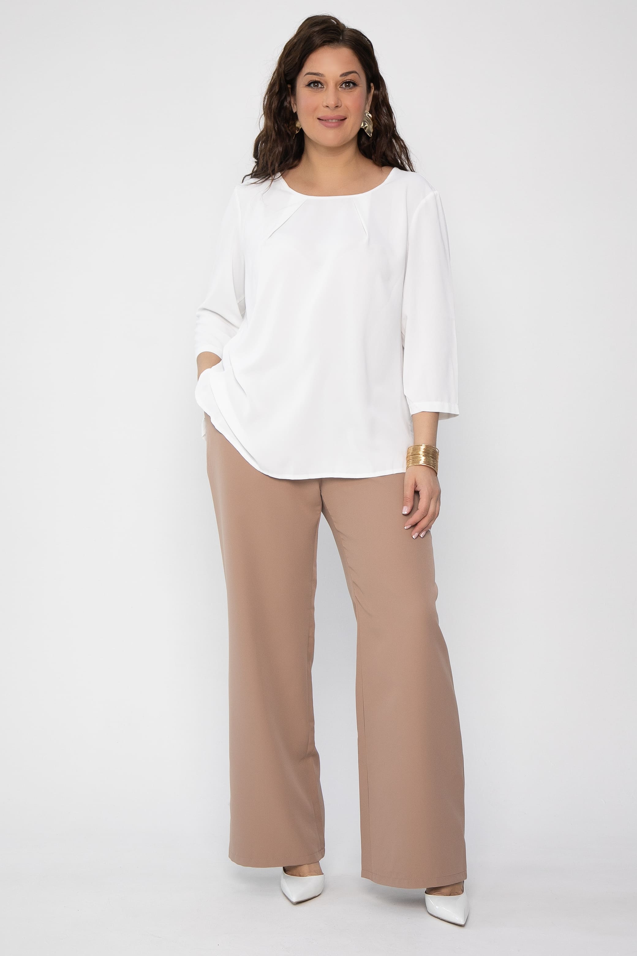 Блуза Прайм-тайм (айвори) Б068