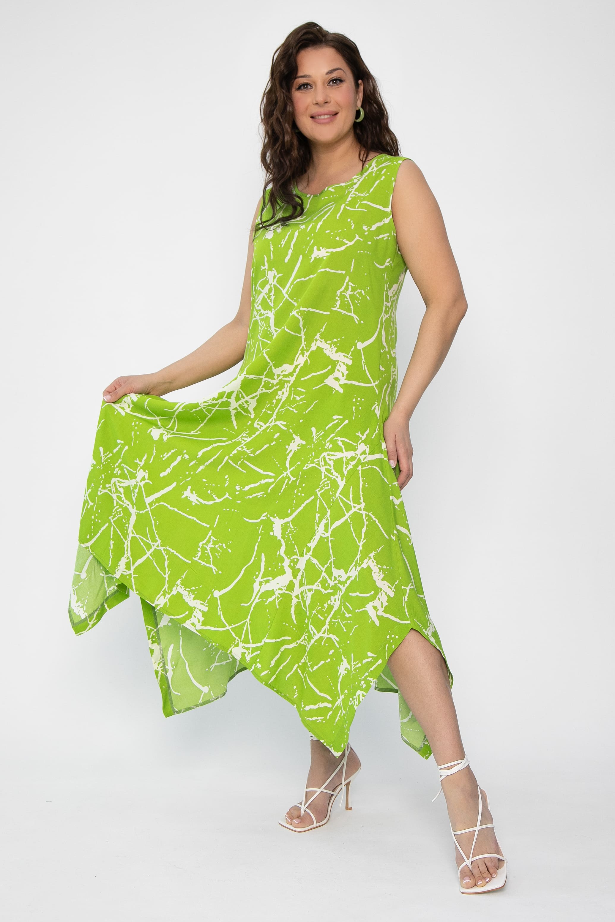 Сарафан Лада (зеленый) П13688-21М