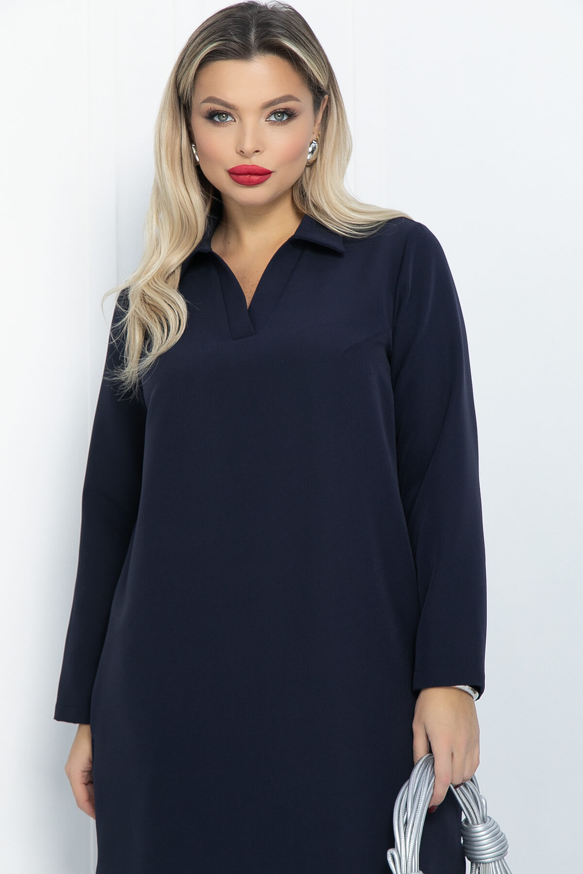 Платье Дидже (синее) П12245-37