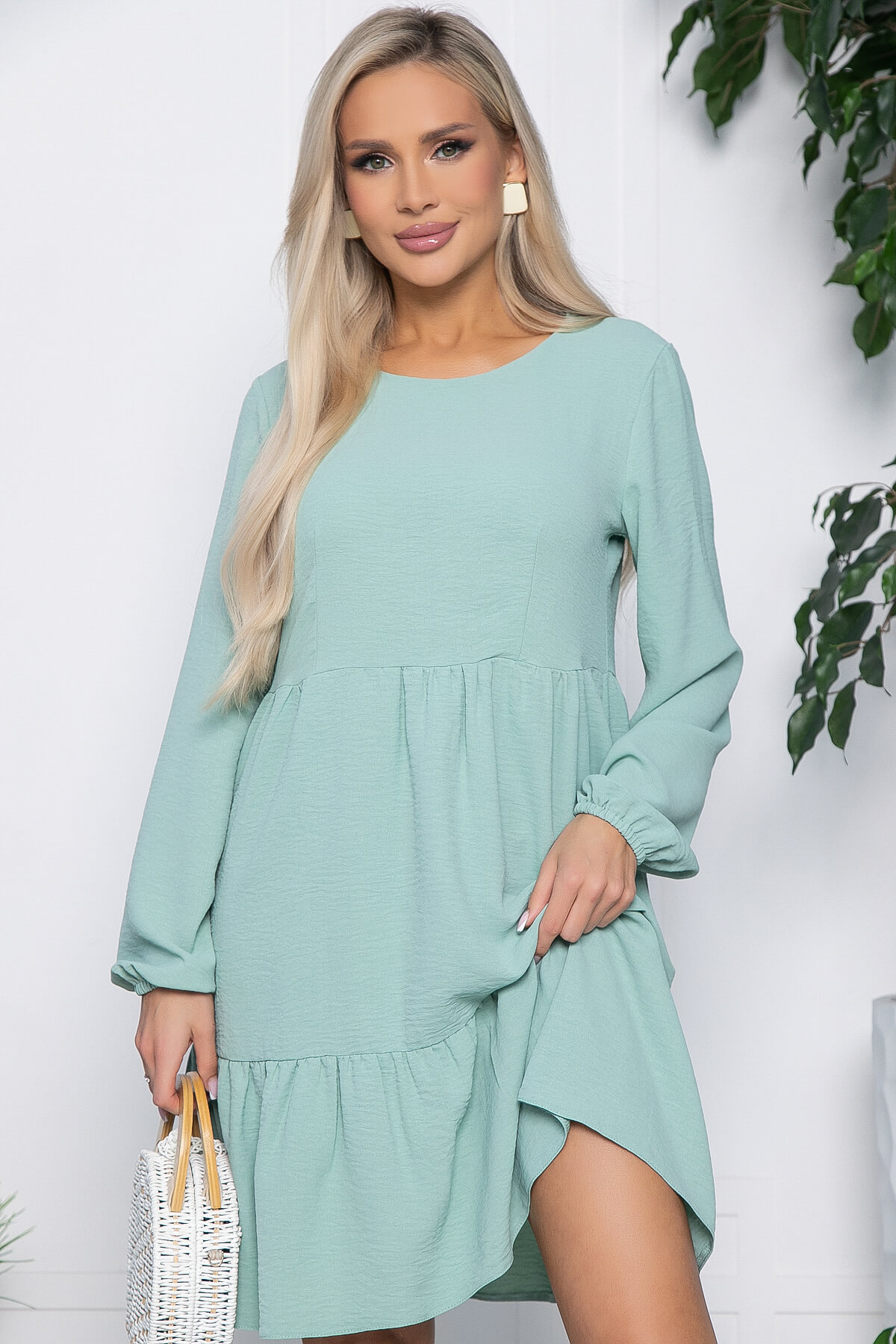 Платье Мия (олива) П10787