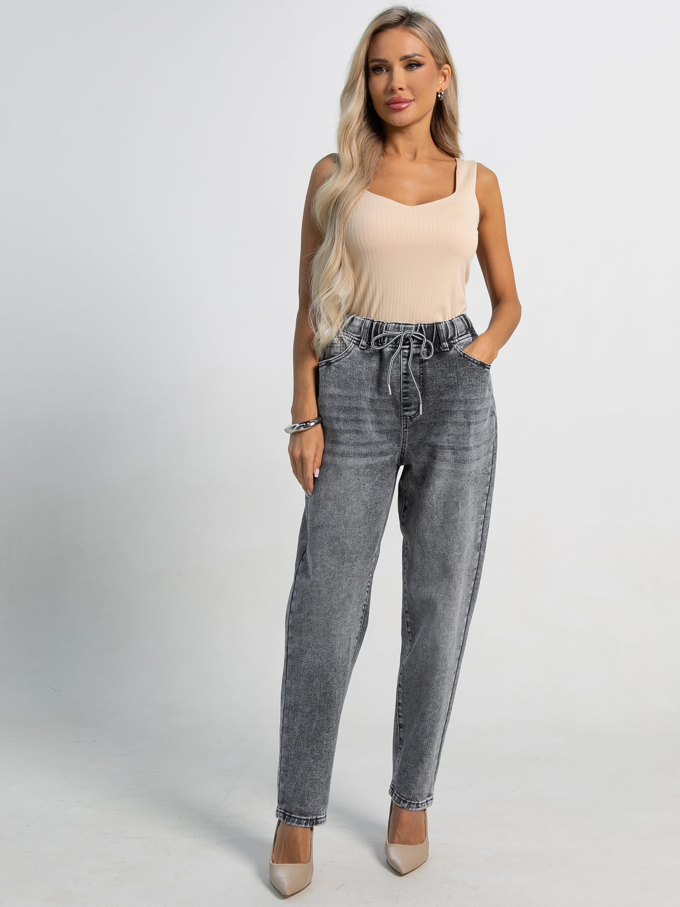 Джинсы Сайла (серые) Б15415-4М