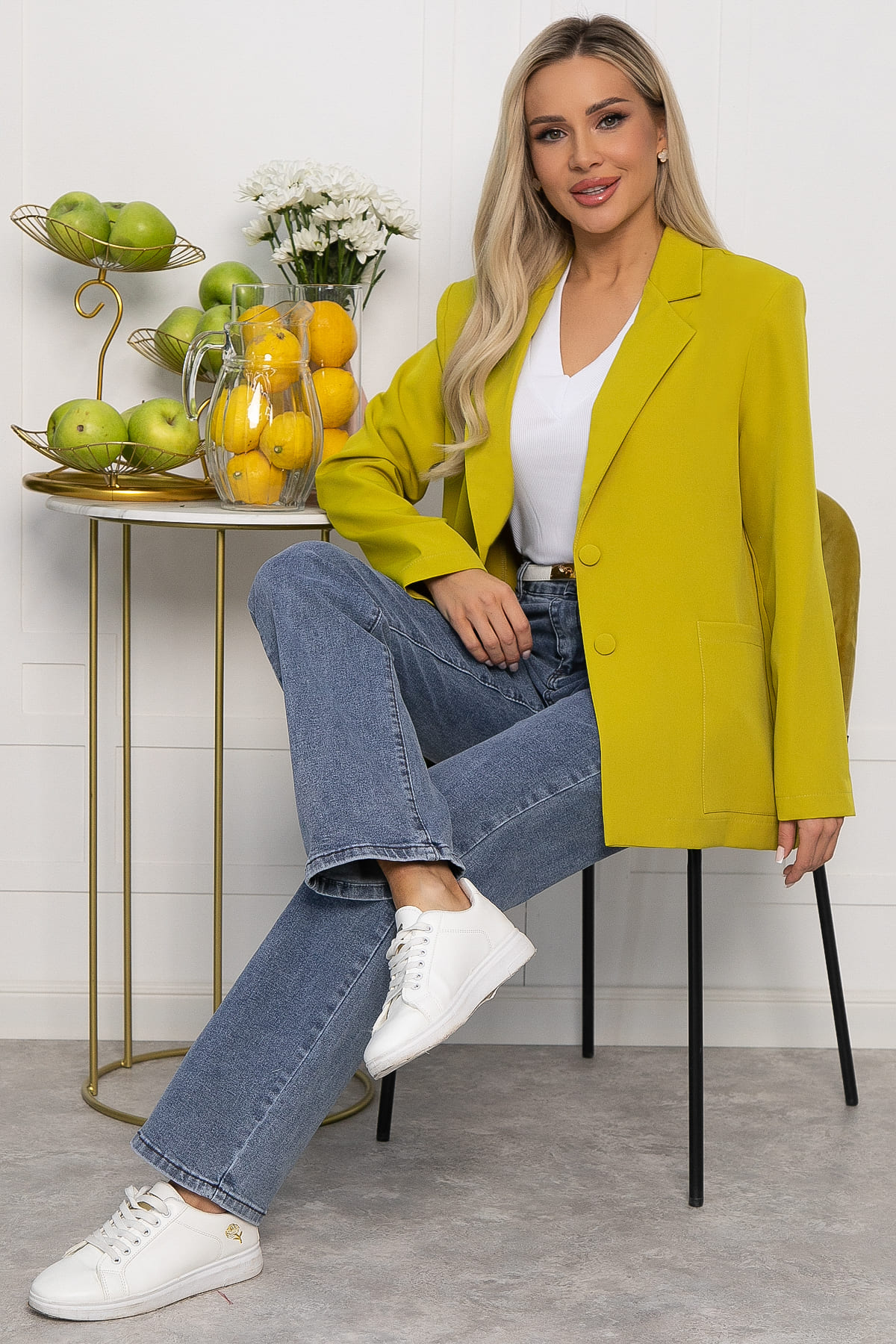 Жакет Нэри (горчица) Б13691-33М