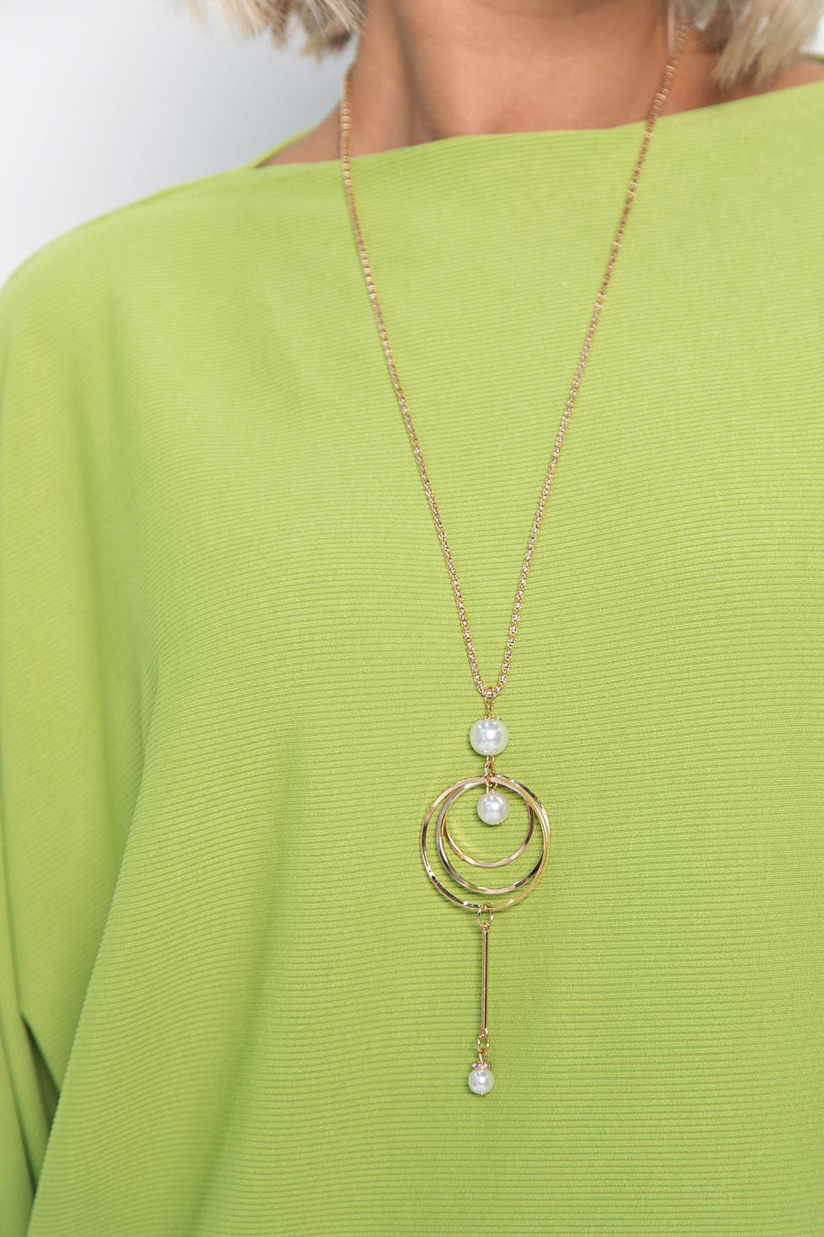 Блуза Муза (зеленое яблоко) Б15042-5М