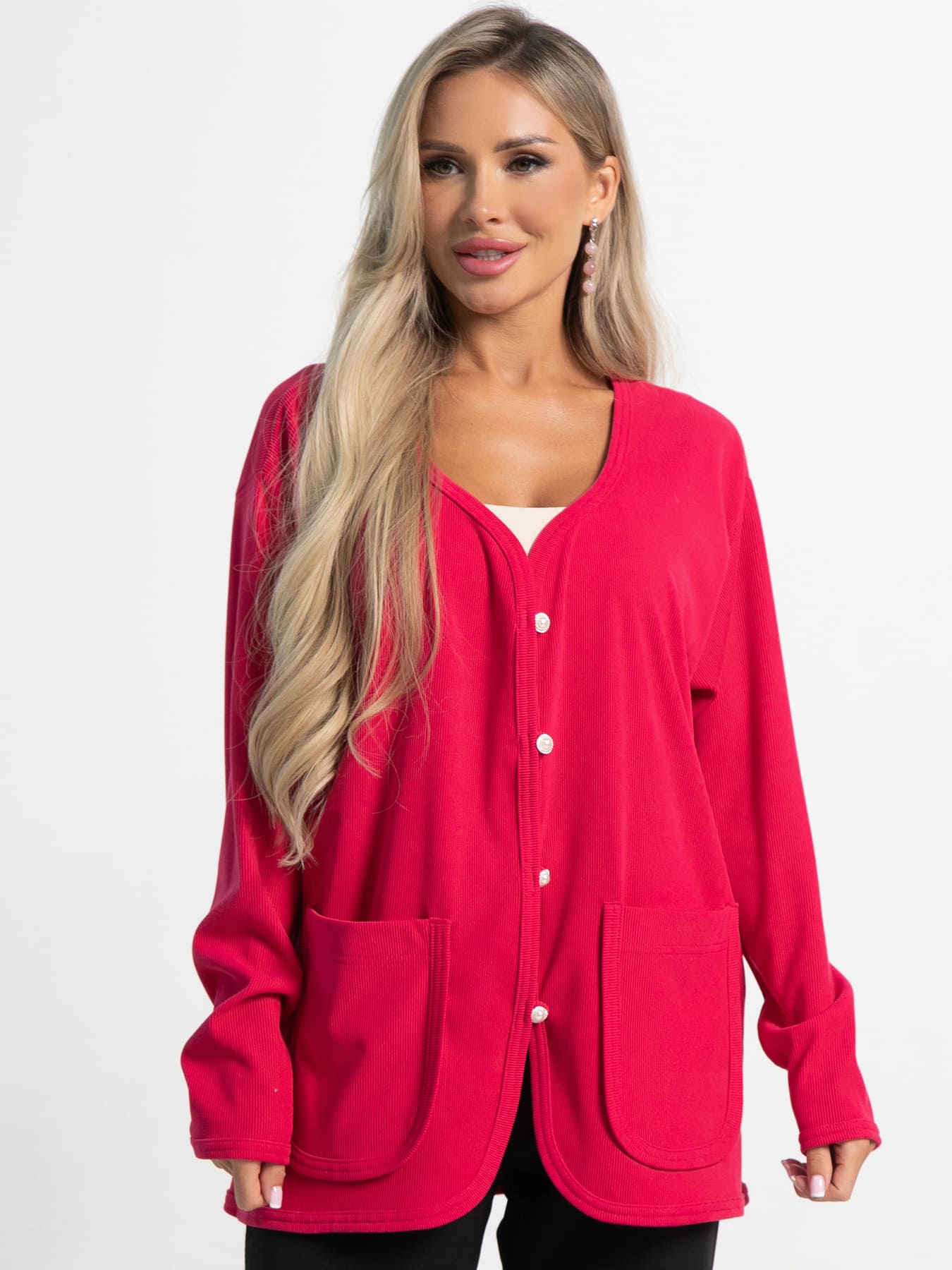 Кардиган Келли (малиновый) Б15351-39М