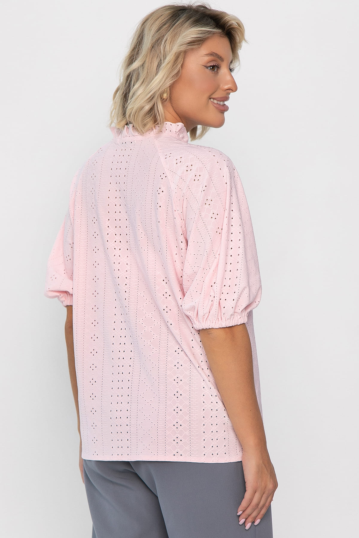 Блуза Люция (розовый пломбир) Б14181-45М