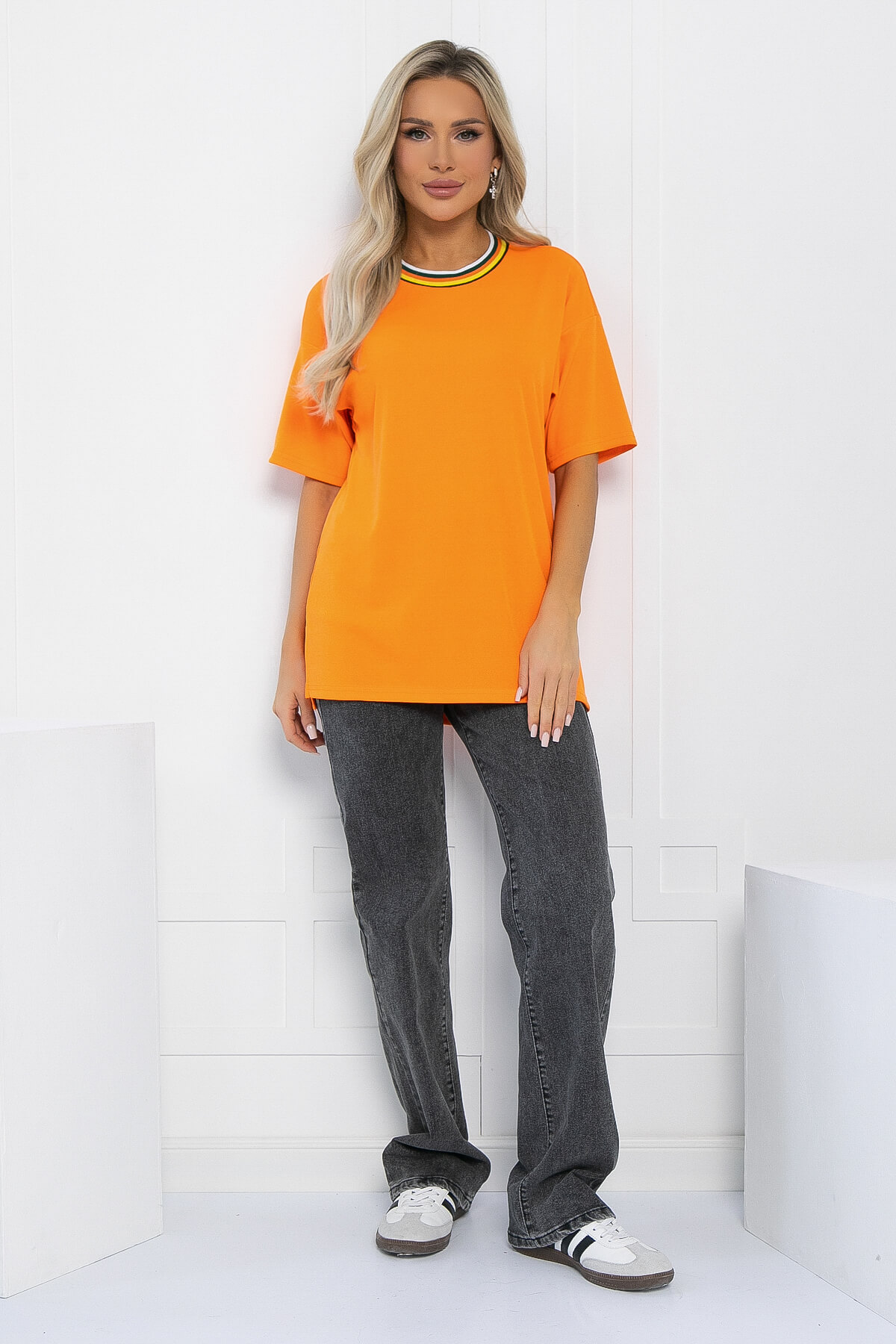 Футболка Ника (оранжевая) Б12937-7М