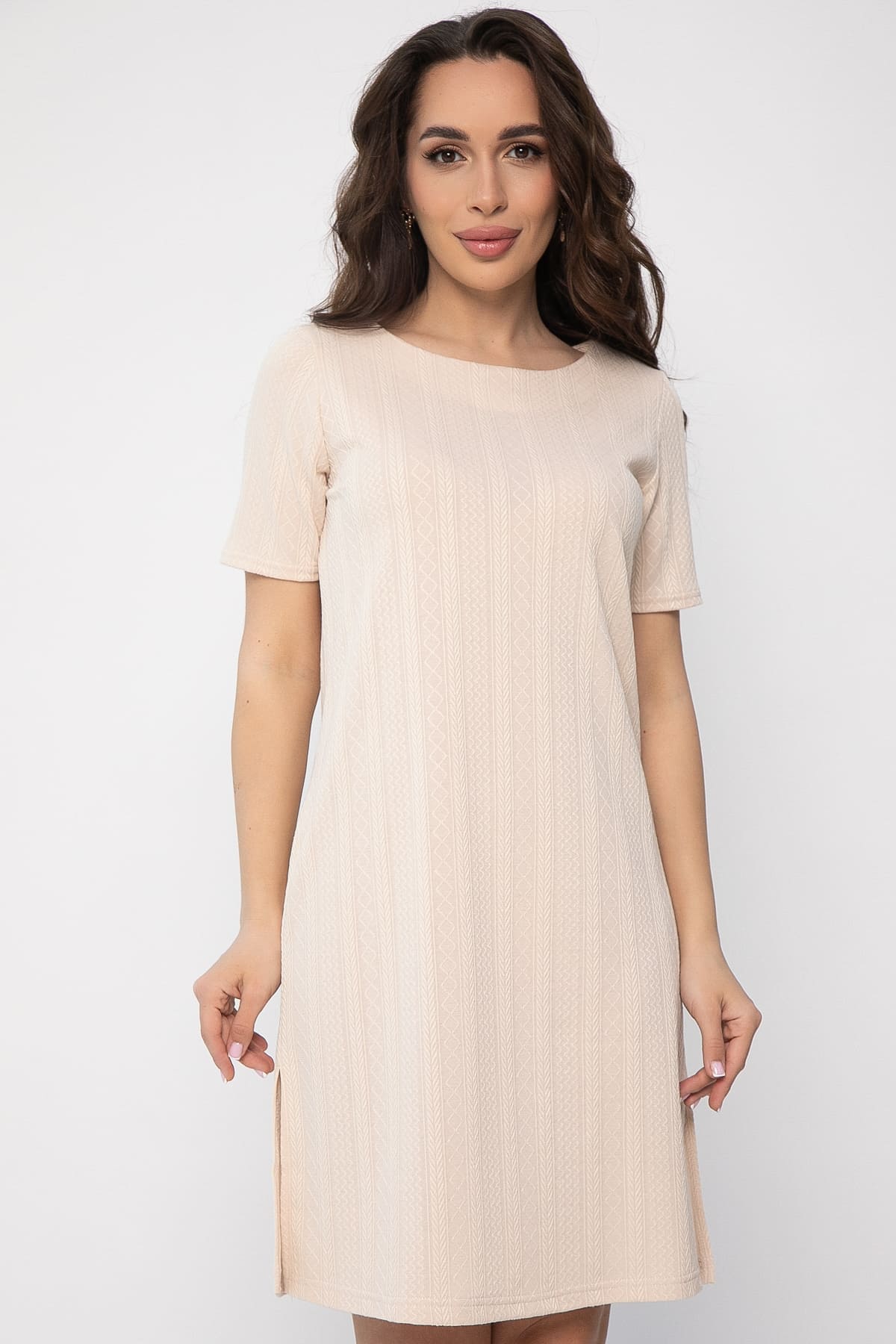 Платье Кейси НЬЮ (молочное) П13631-10М