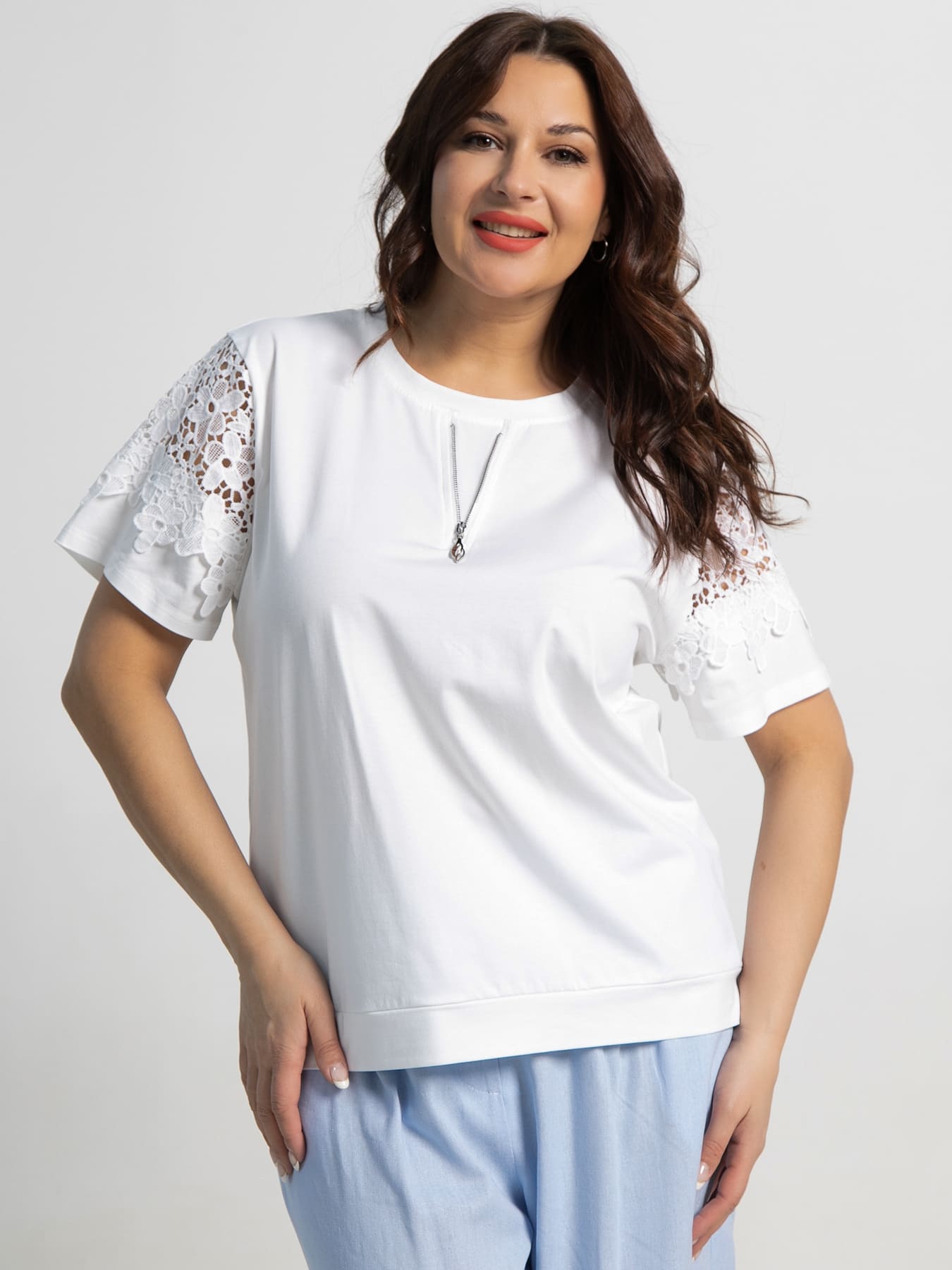 Блуза Флоя (белый) Б15539-4М
