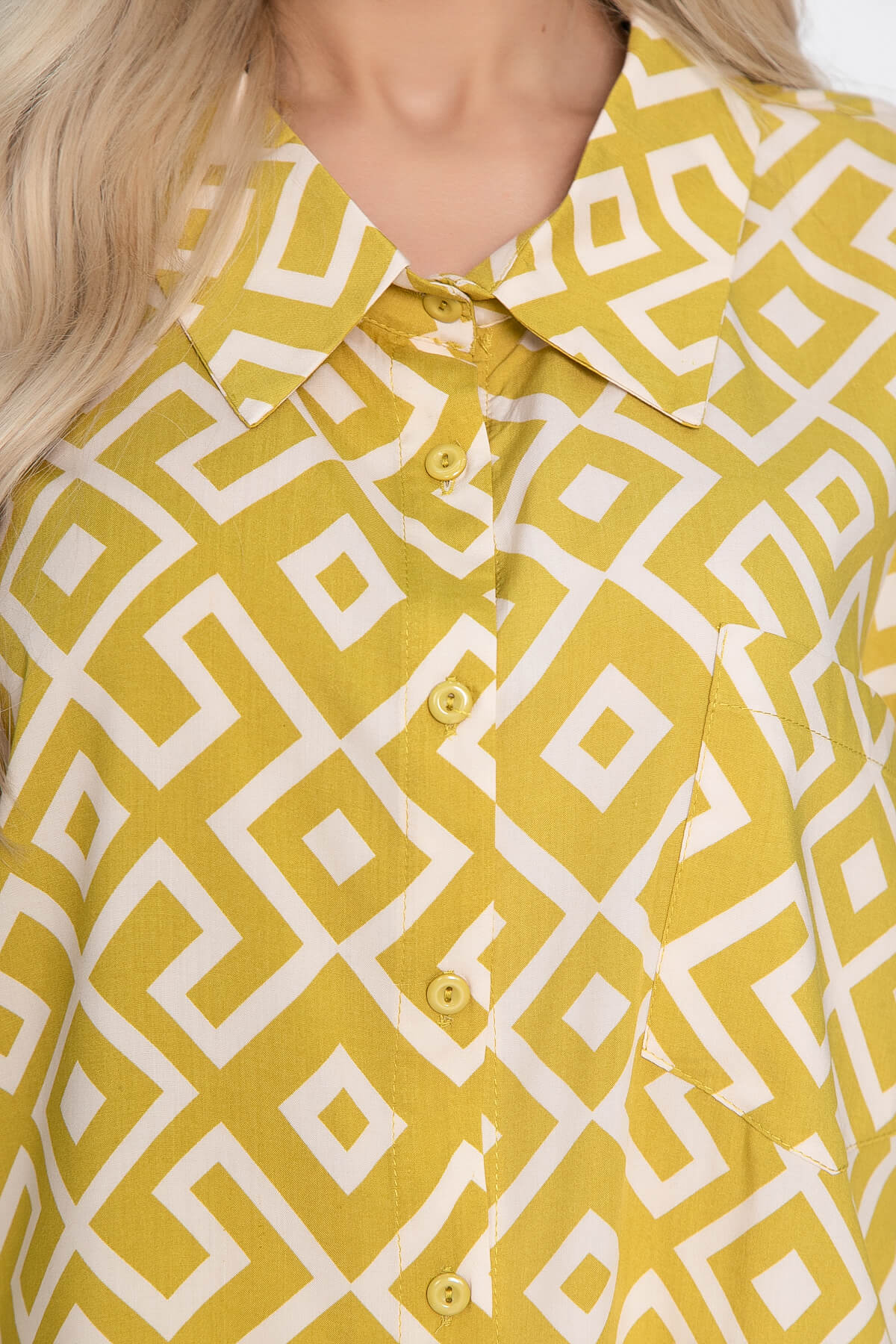 Рубашка Лето (лайм) Б10586