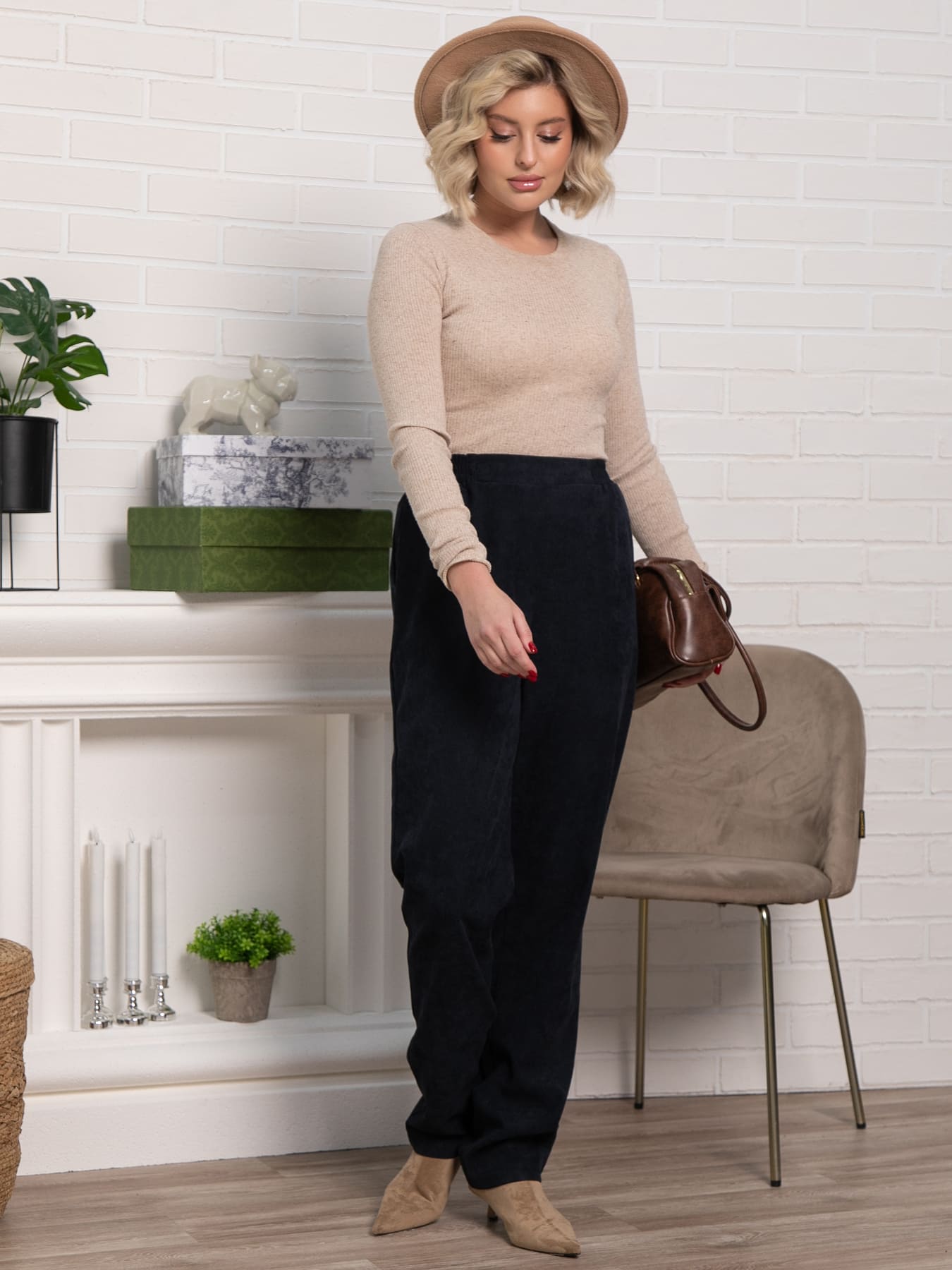 Брюки Люсьен (синий) Б15180-13М