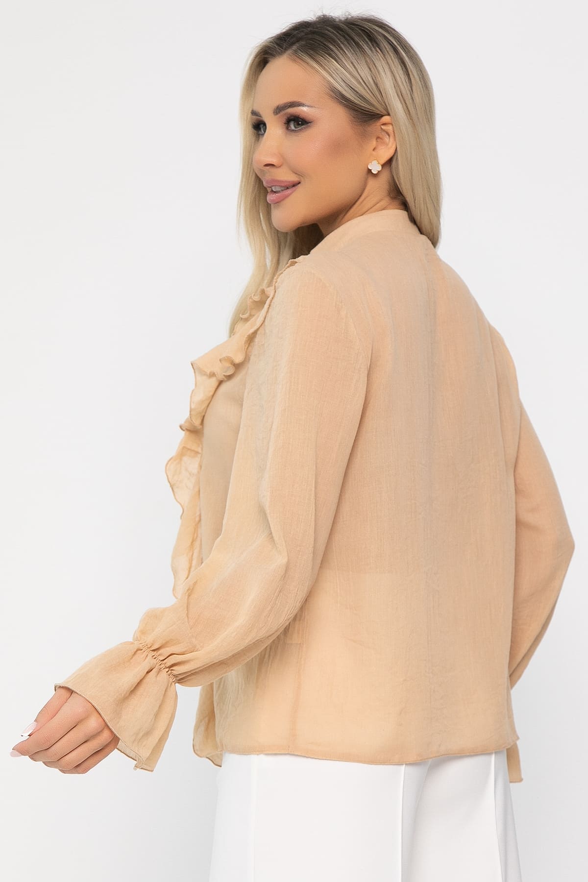 Блуза Розалинда (бежевая) Б13687-5М