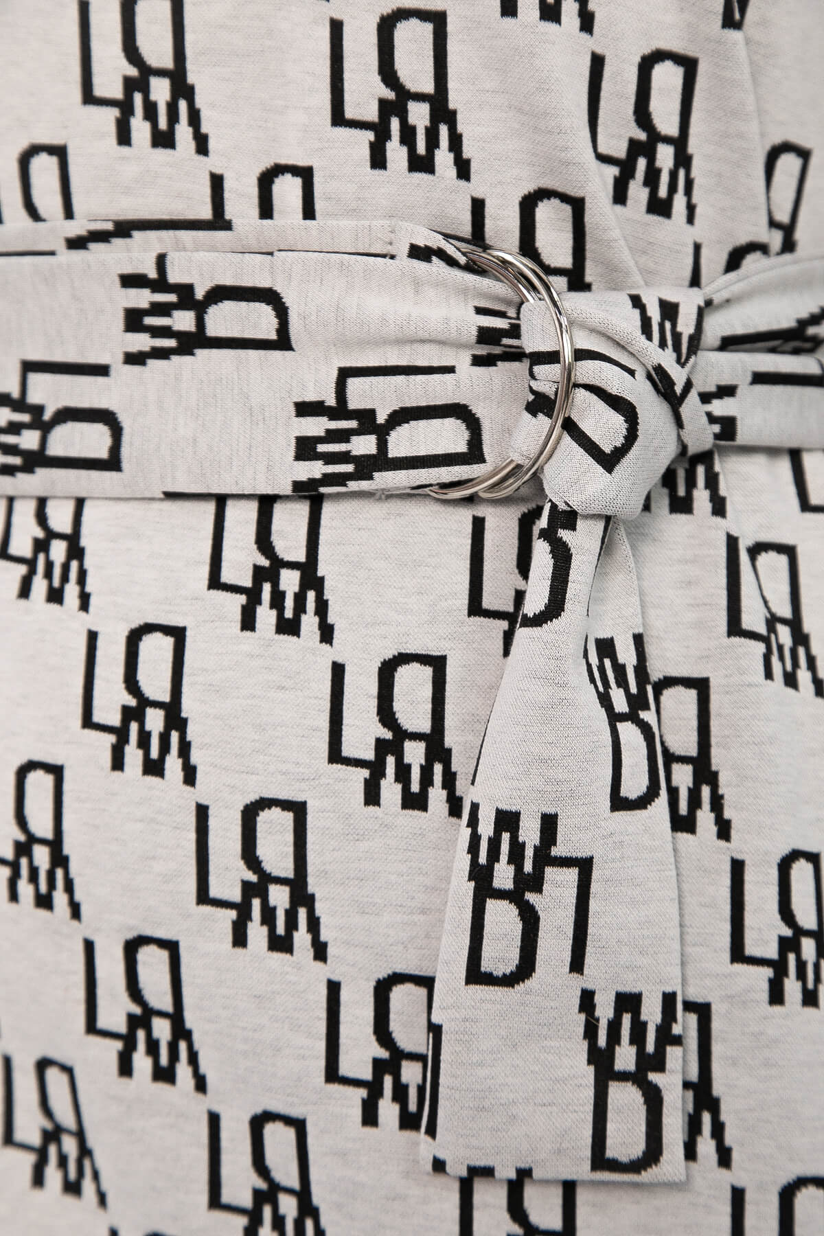 Платье Никс (светло-серое) П12755-4М