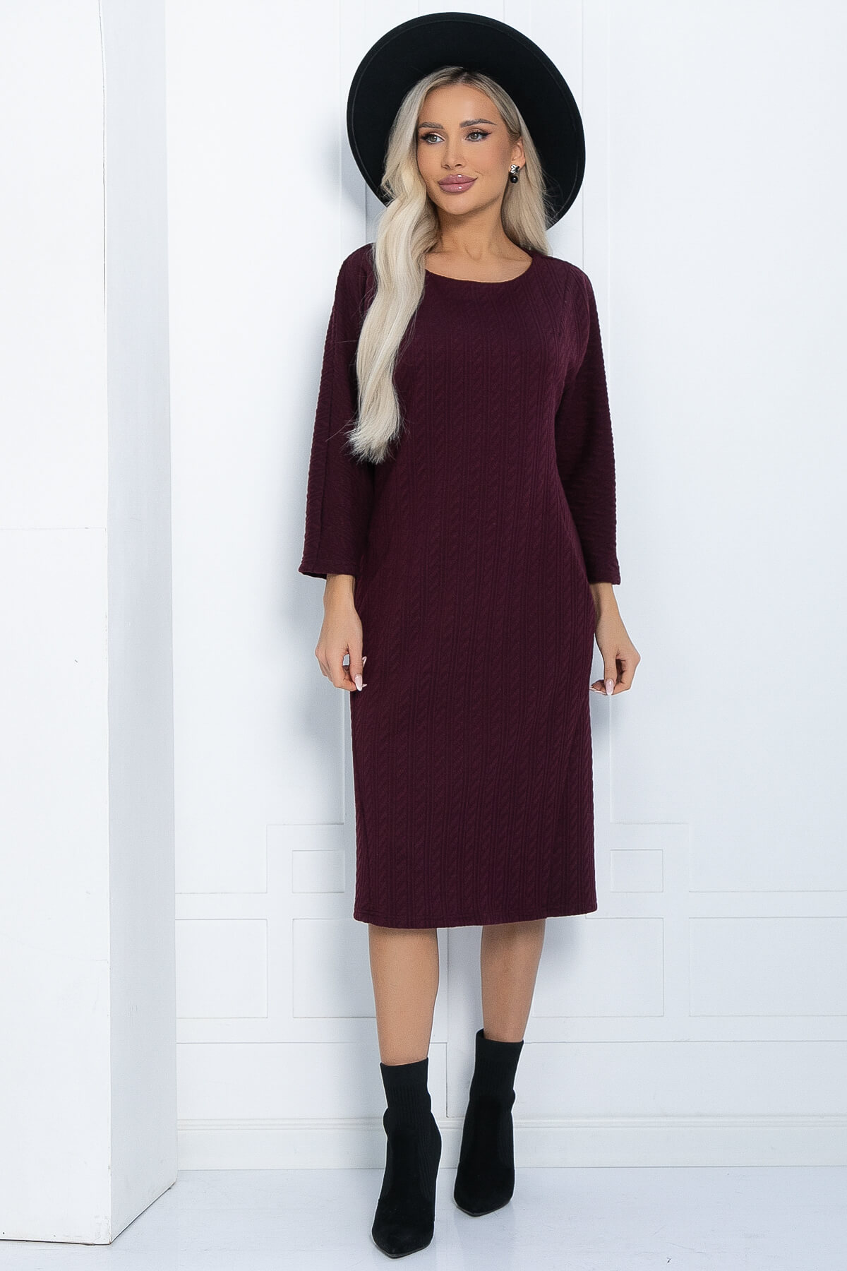 Платье Монами (сливовое) П12282-12