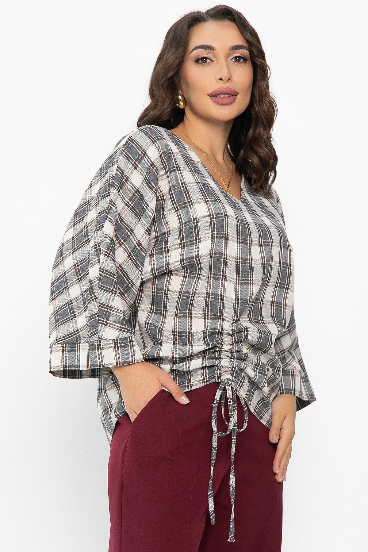 Блуза Ватсон (серая) Б14151-12М