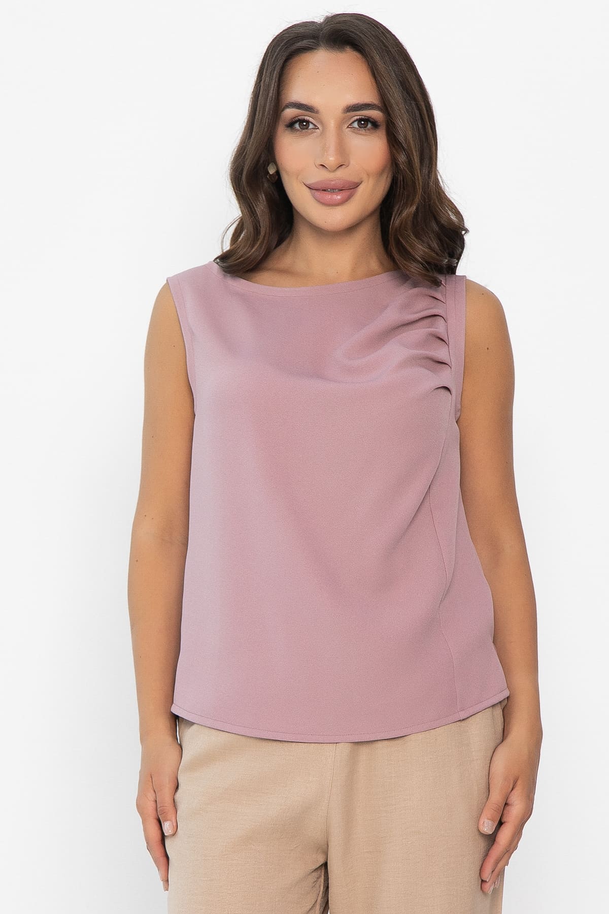 Блуза Лоранс (пудра) Б14014-47М