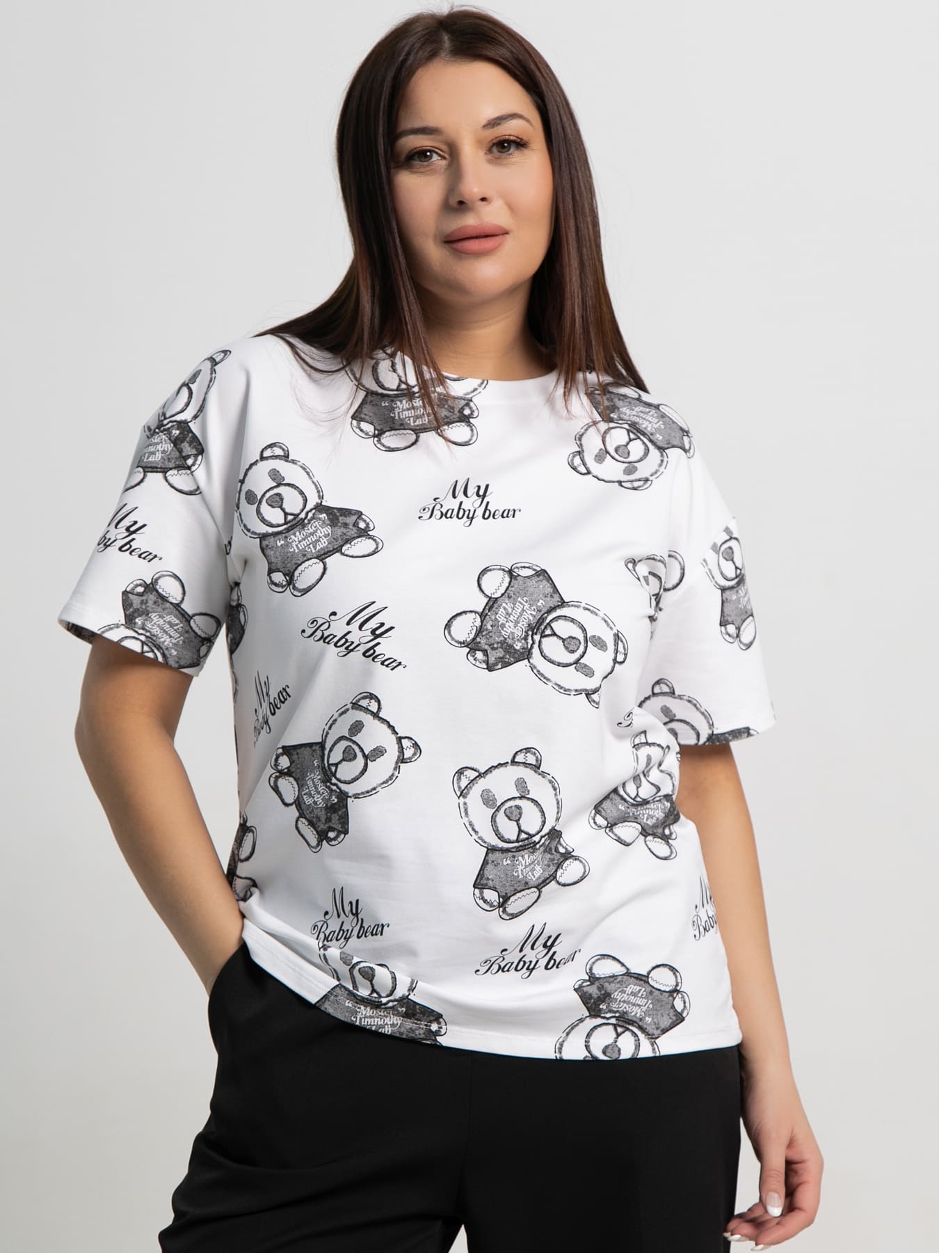 Футболка Бриса (белая) Б15370-20М