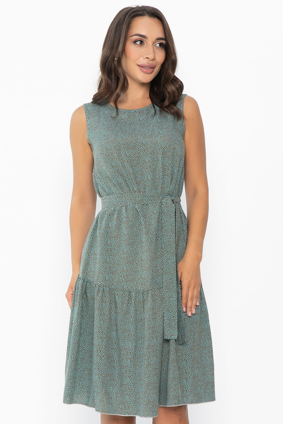 Платье Твой образ (коричневое) П14011-12М