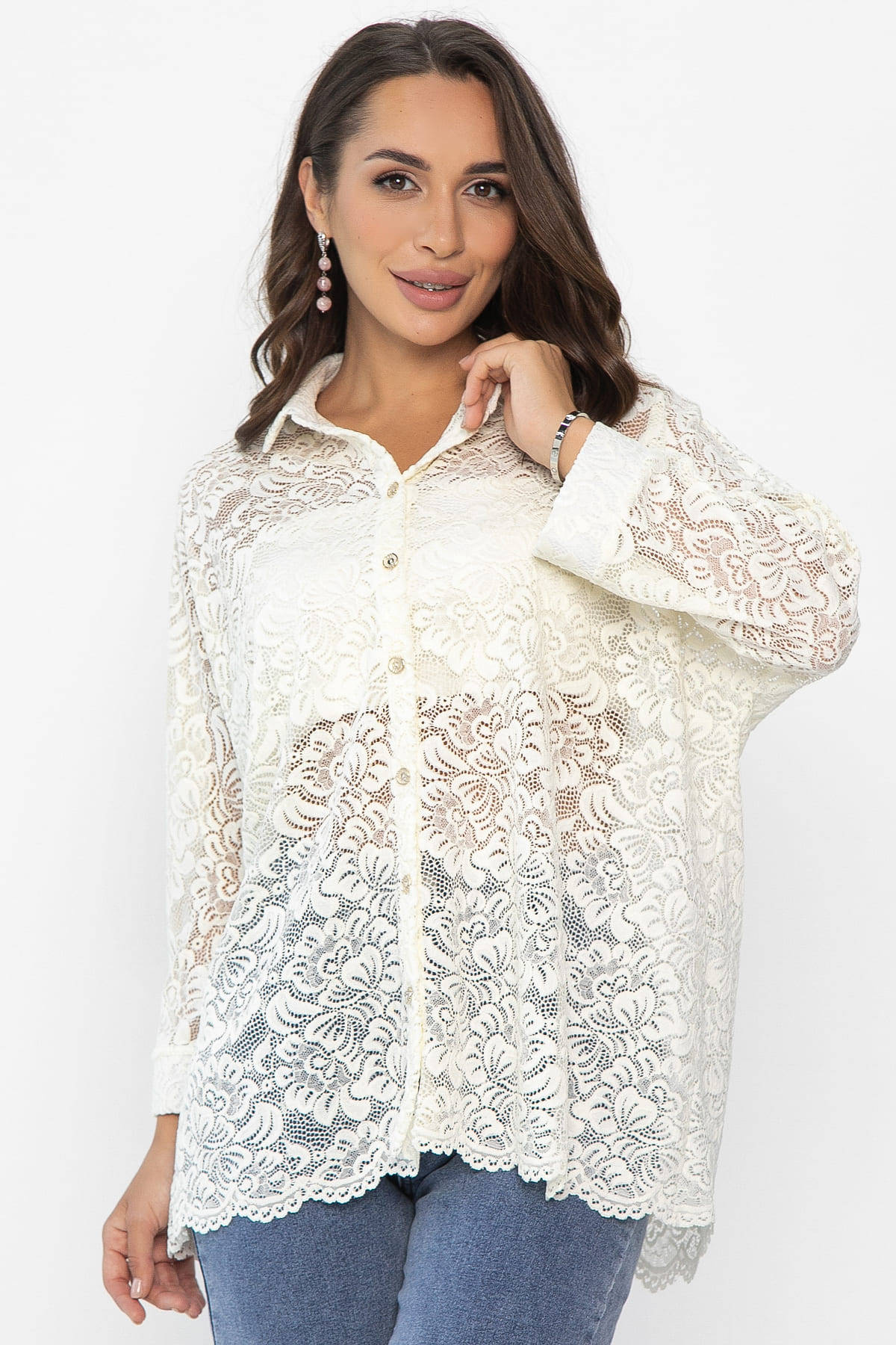 Рубашка Маринара НЬЮ (молочная) Б14048-10М