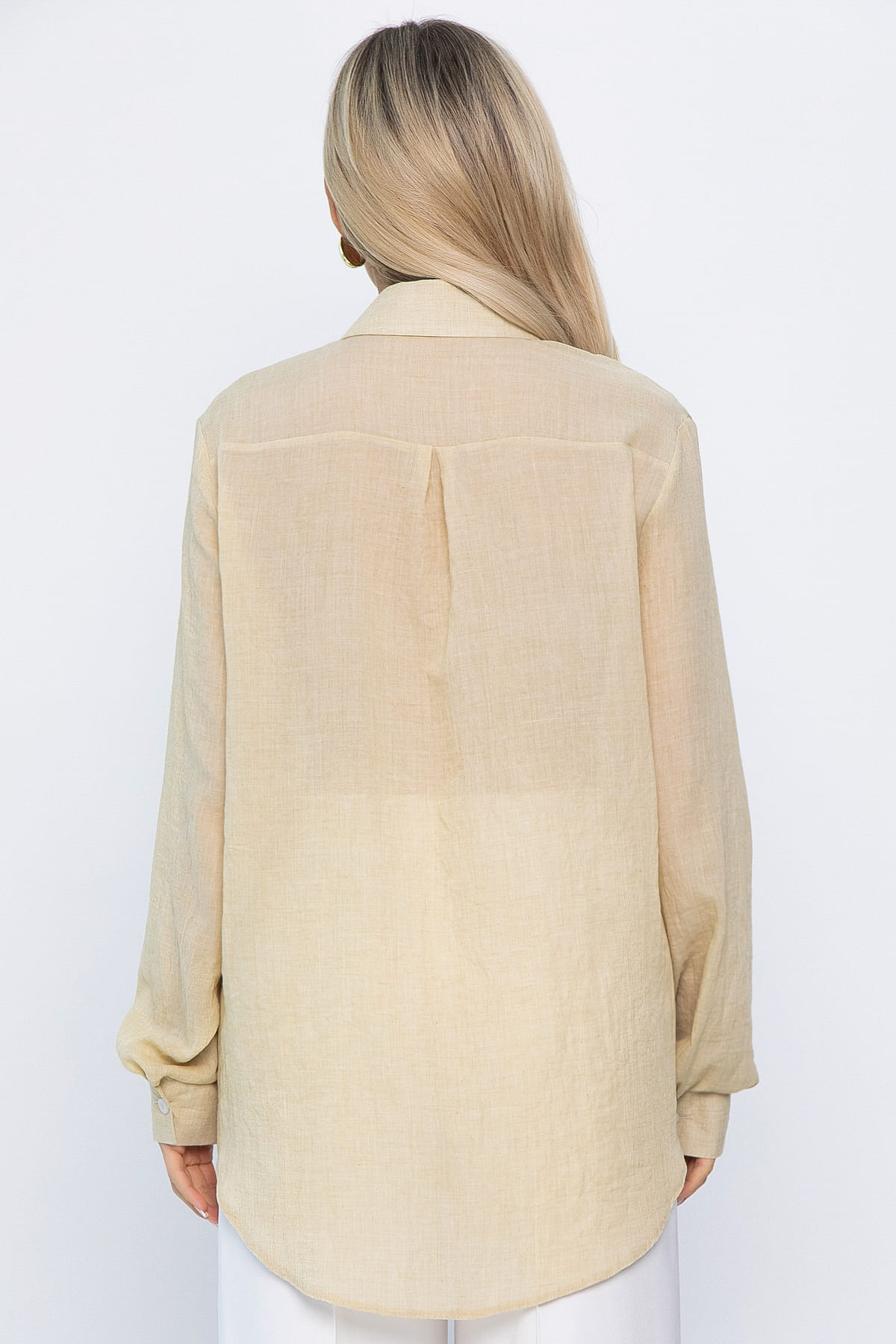 Рубашка Воздушное настроение (бежевая) Б15400-7М