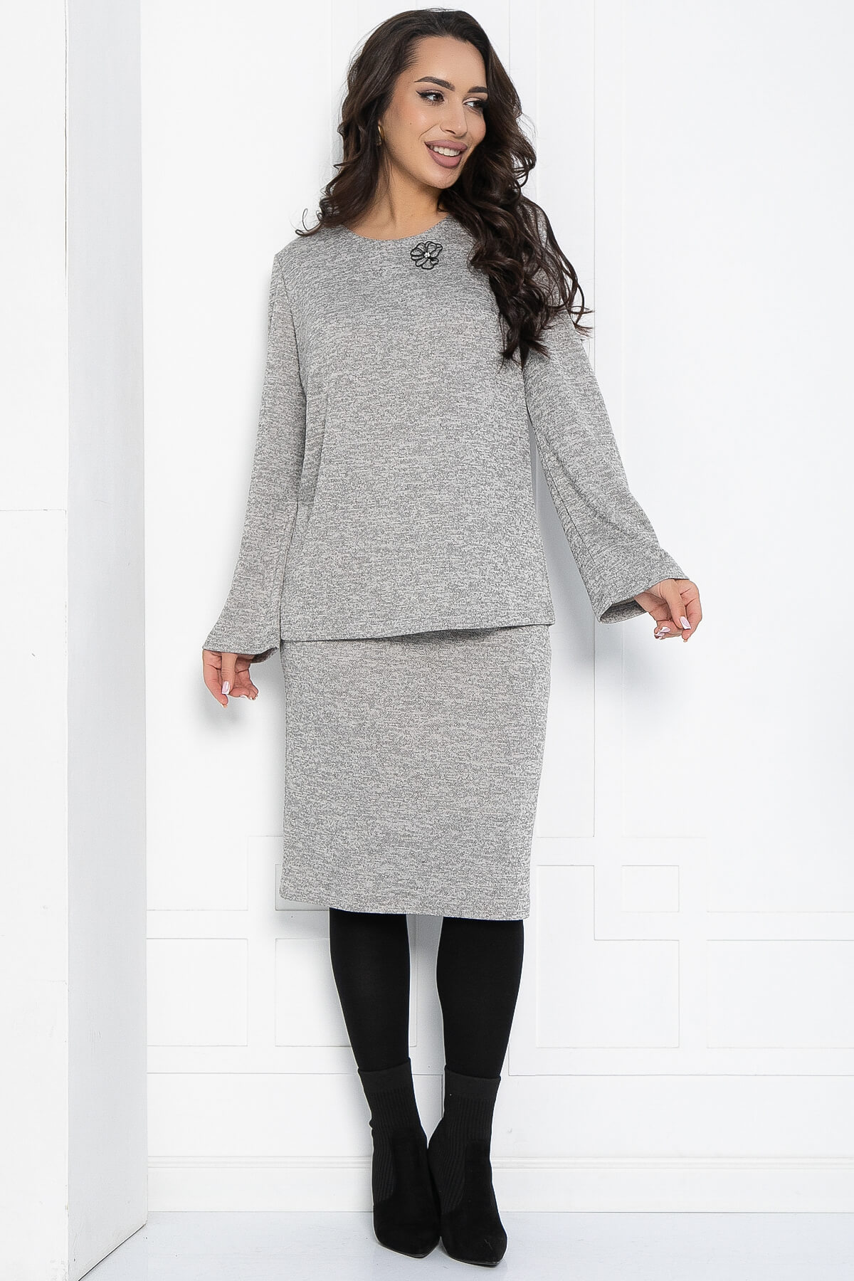 Костюм Портман (серо-бежевый) К12363-25