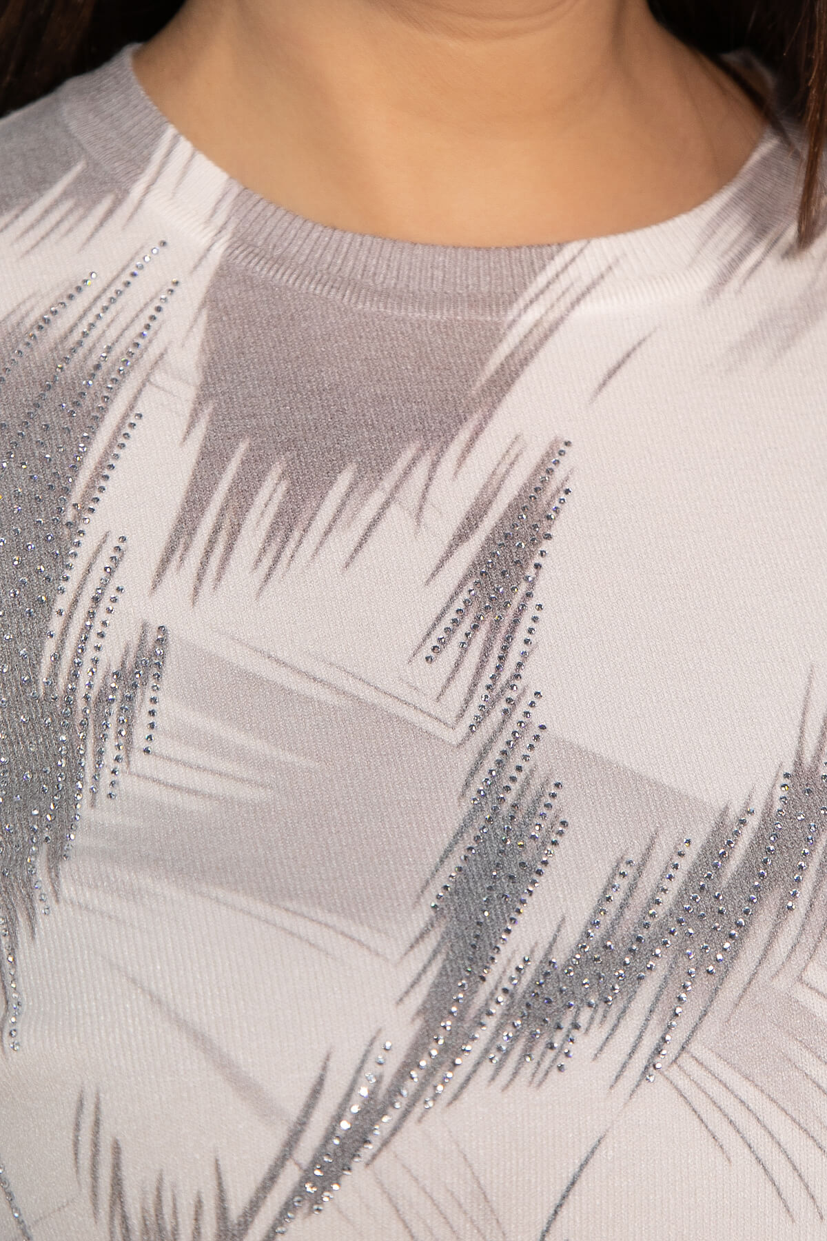 Лонгслив Акцент (серо-бежевая) Б14958-18М