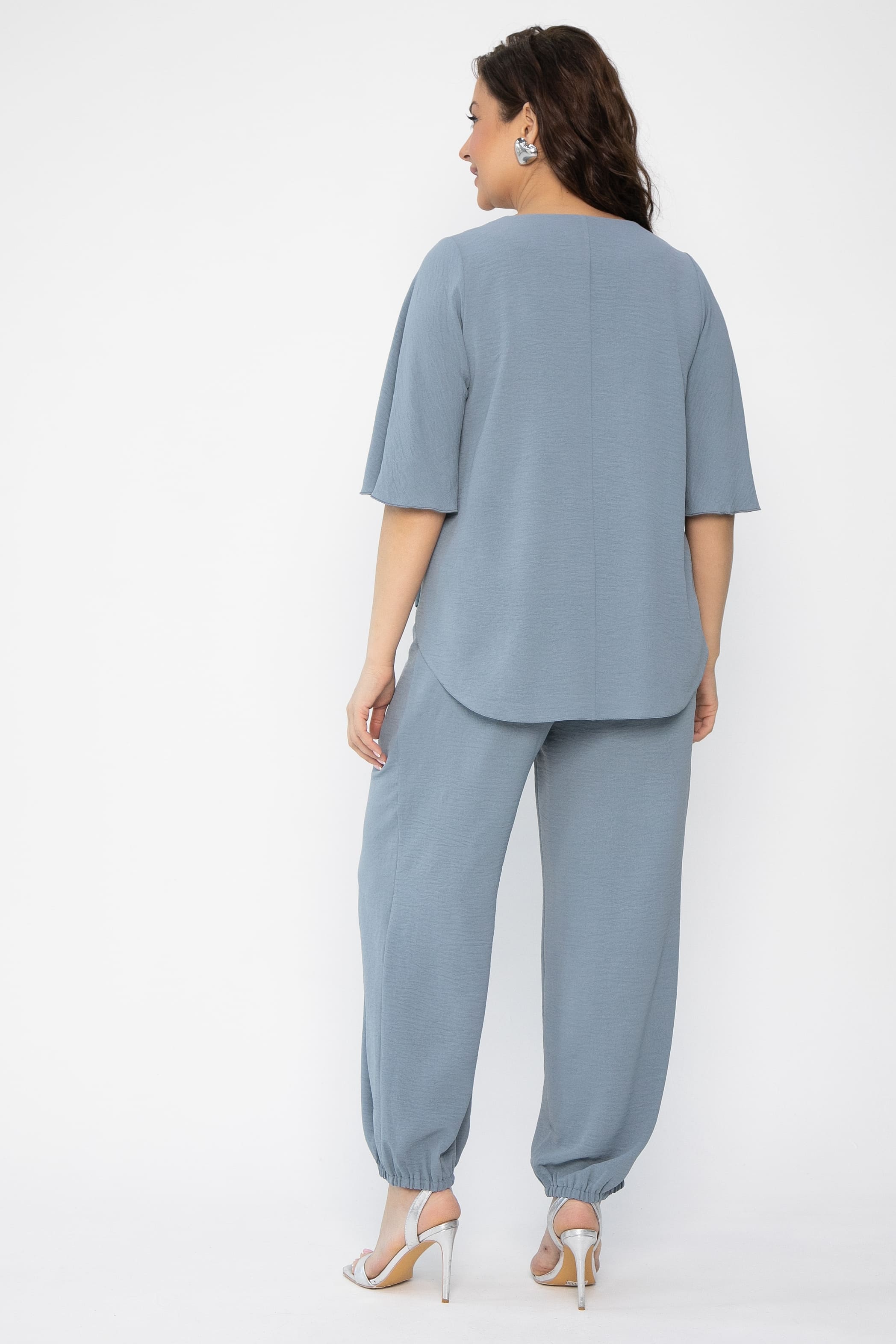 Костюм Летняя соната (серо-голубой) К13716-15М