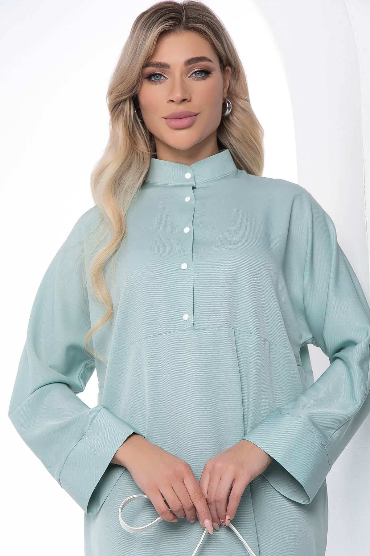 Платье "Веста" (полынь) П8674