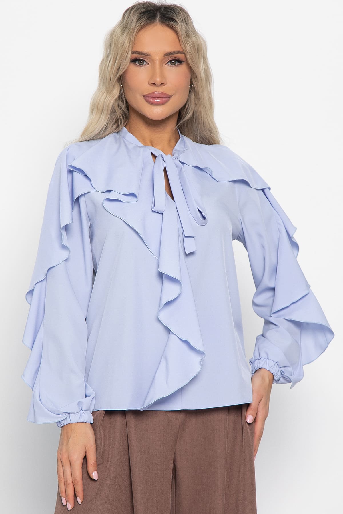 Блуза Дыхание весны (голубая) Б14925-5М