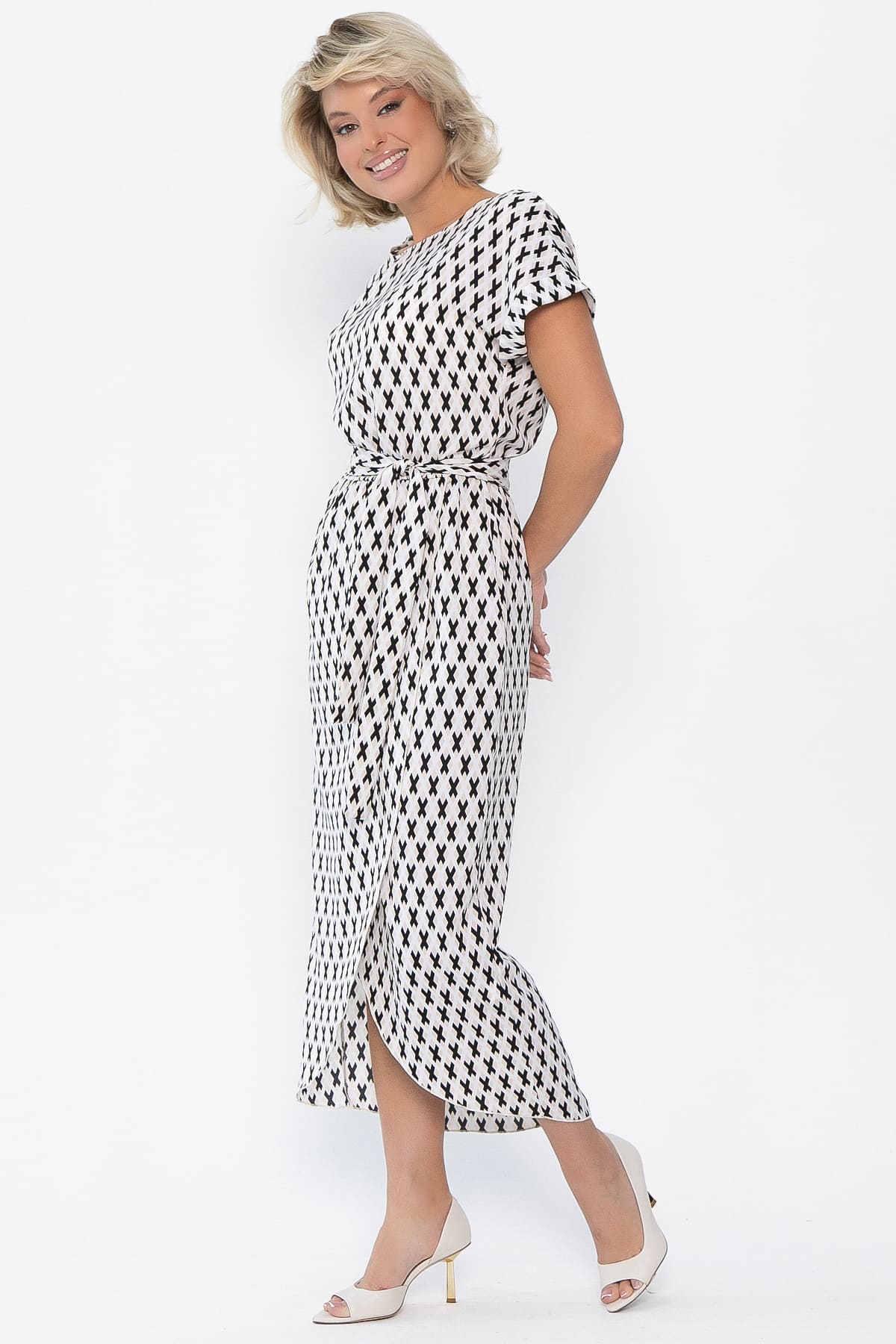 Платье Небесная симфония (молочное) П14046-12М