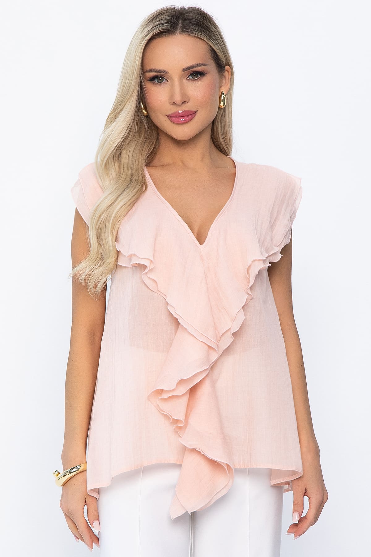 Блуза Поцелуй ветра (персик) Б15396-7М