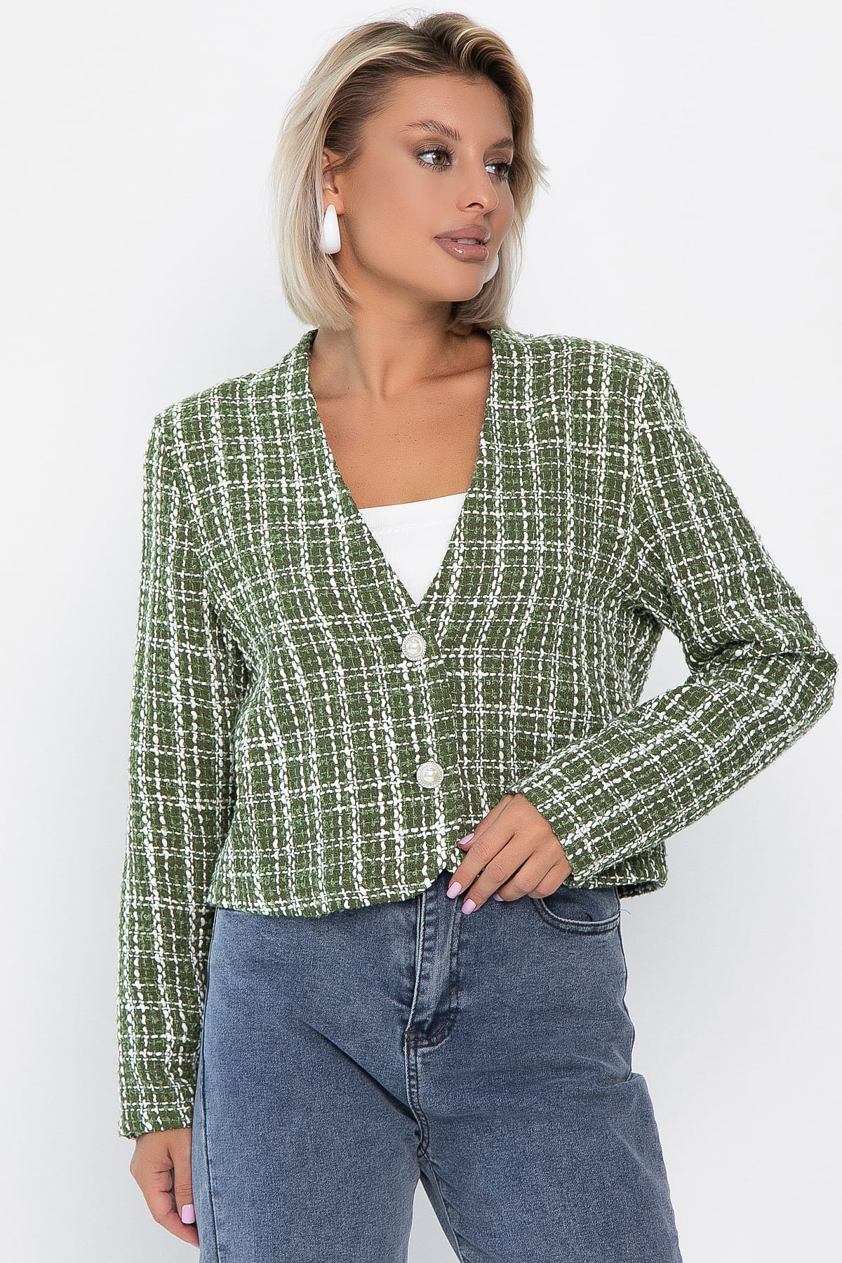 Жакет Дольче (зеленый) Б14153-7М