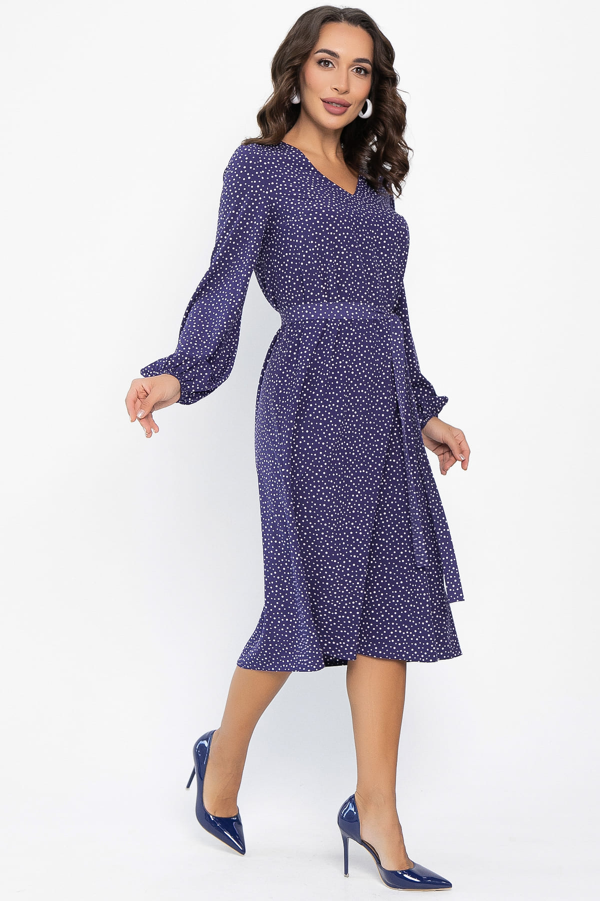 Платье Надежда (синее) П13564-19М