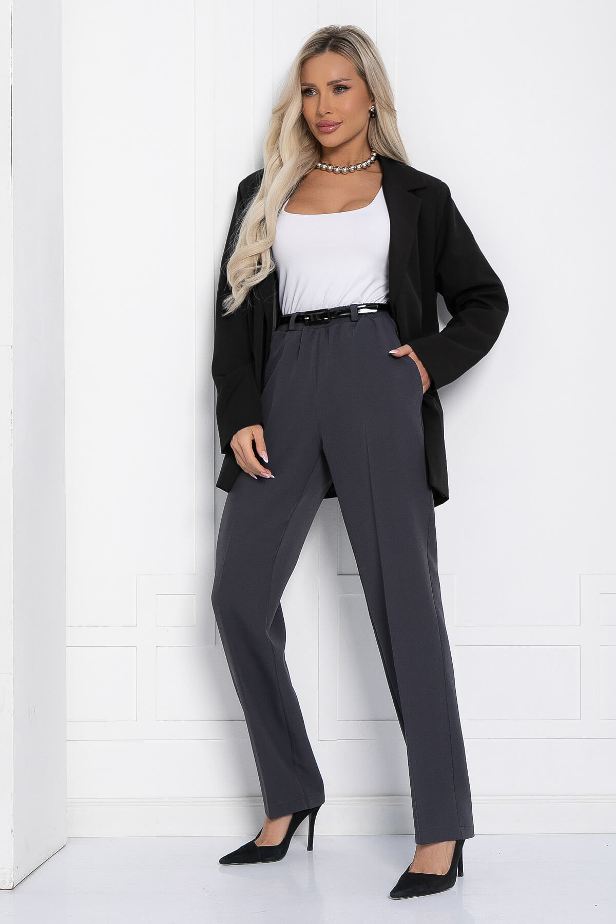 Брюки Эльда (серые) Б12294-9