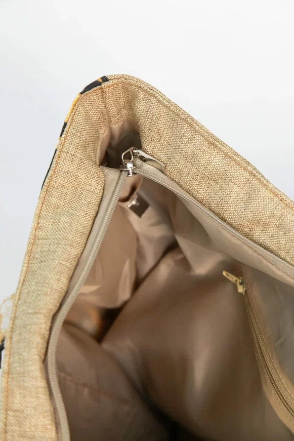 Сумка Шопер (бежевый/лео) СШ04