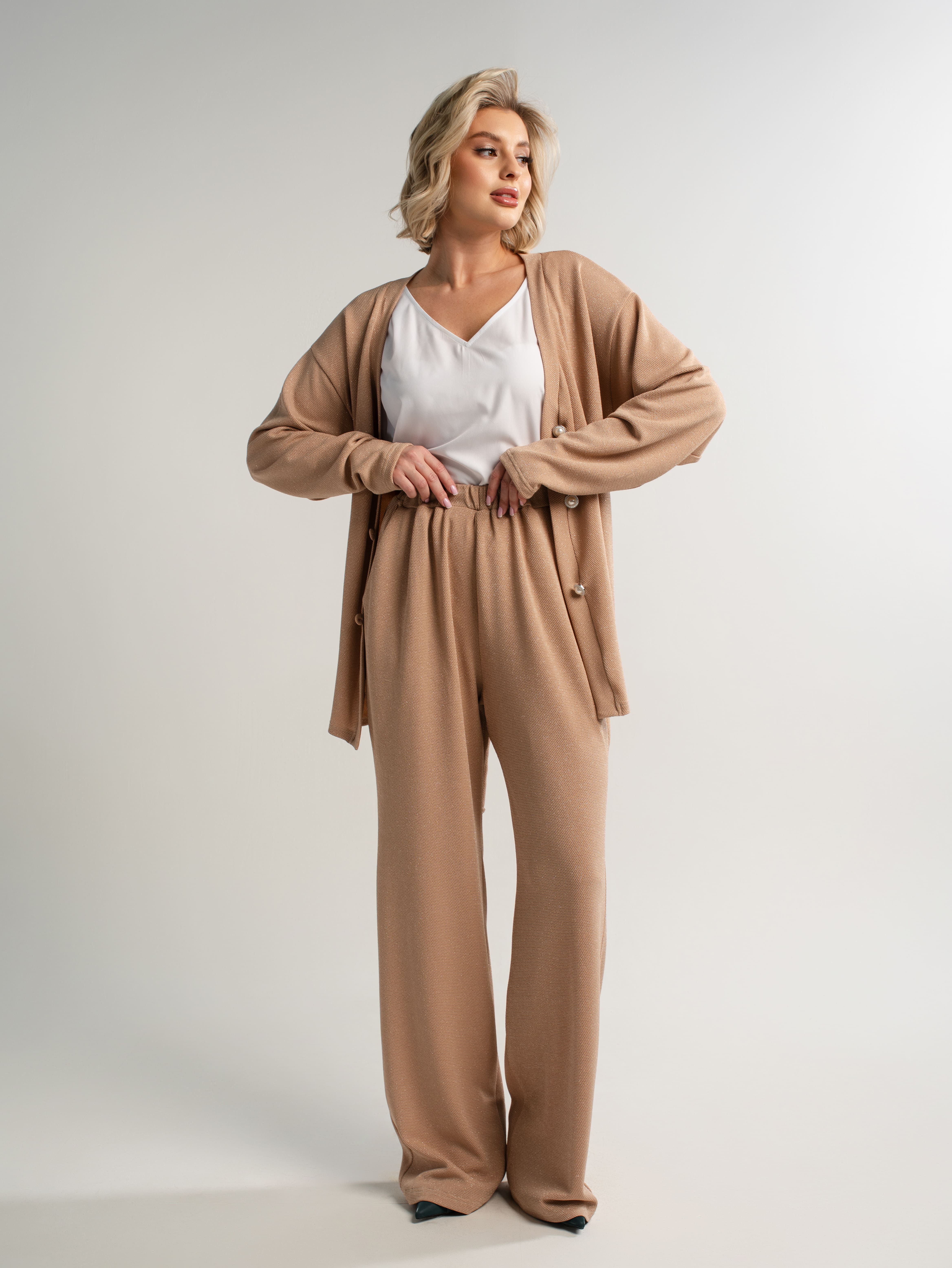 Брюки Вэлери (бежевые) Б15059-39М