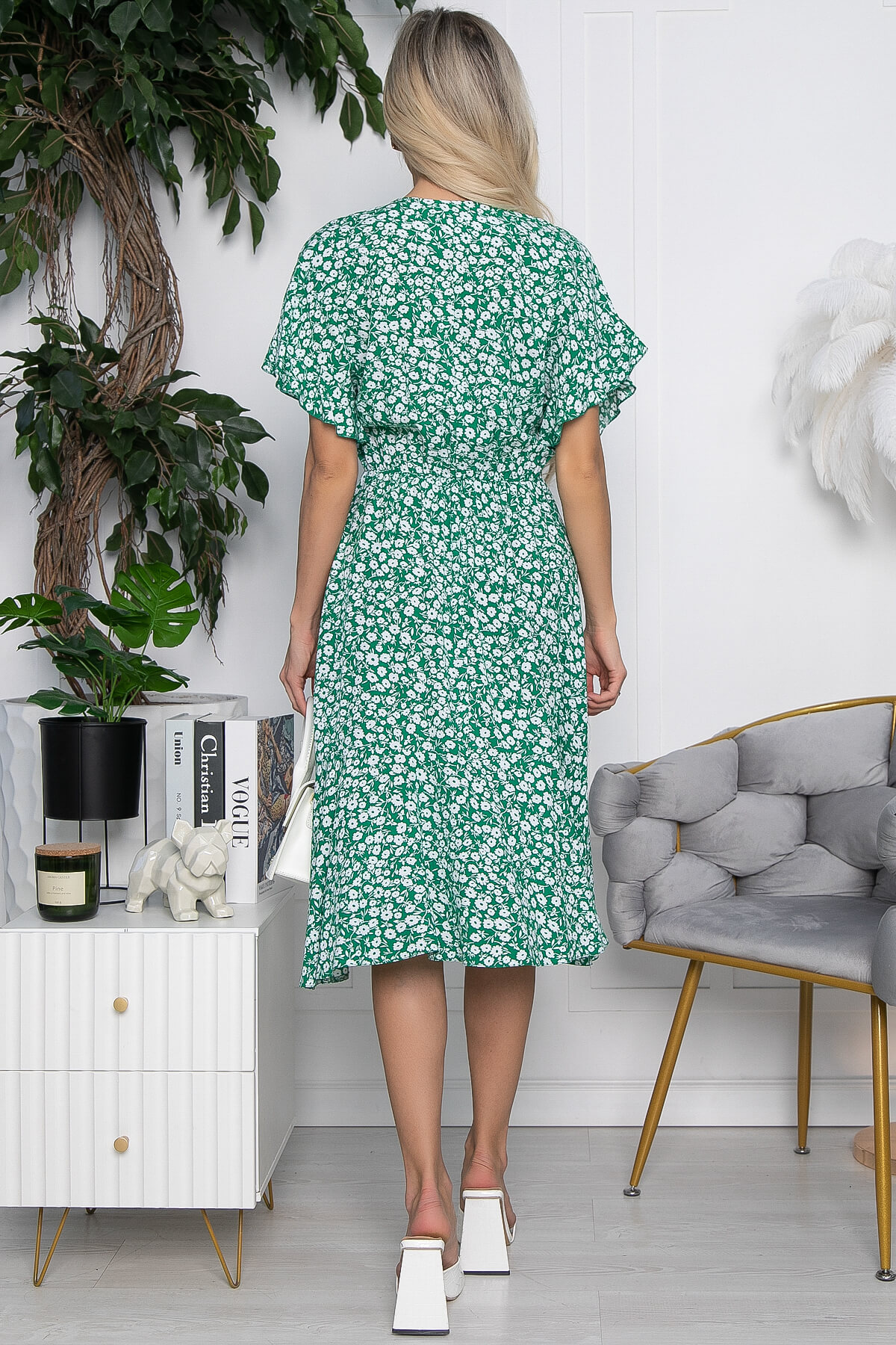 Платье Кристи (зеленое) П10299