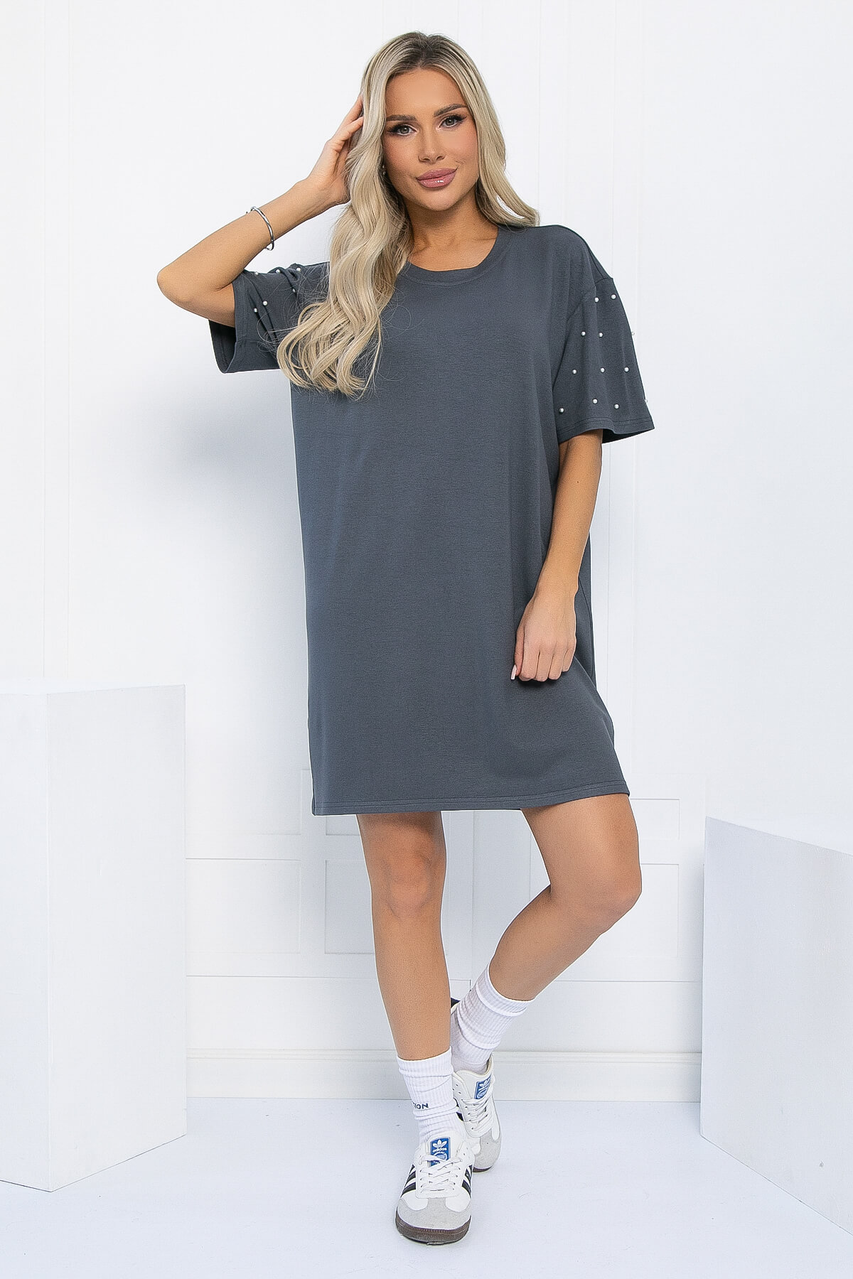 Платье Жемчужина коллекции (графит) П13312-1М