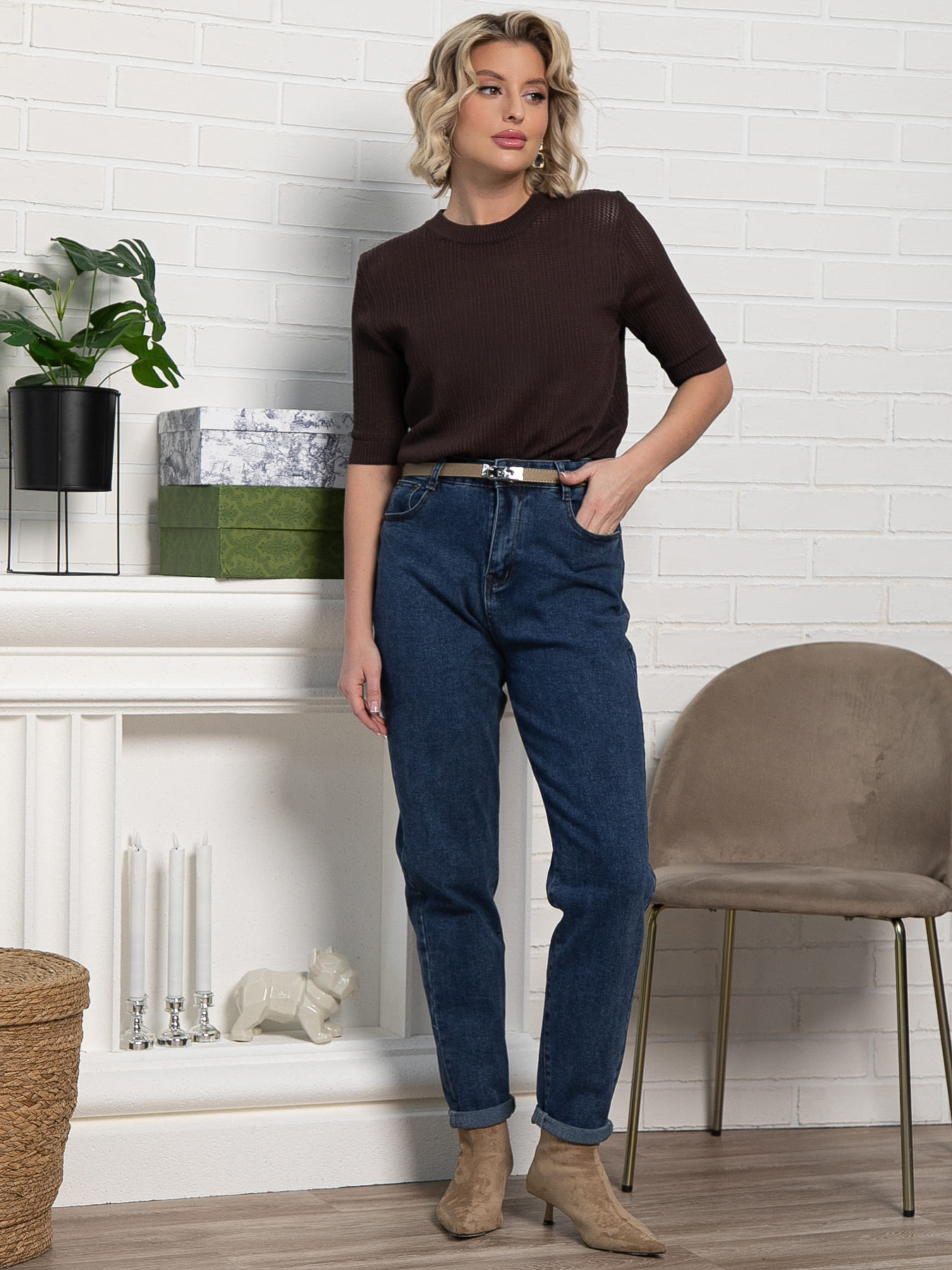 Футболка Любимый момент (шоколад) Б15279-7М