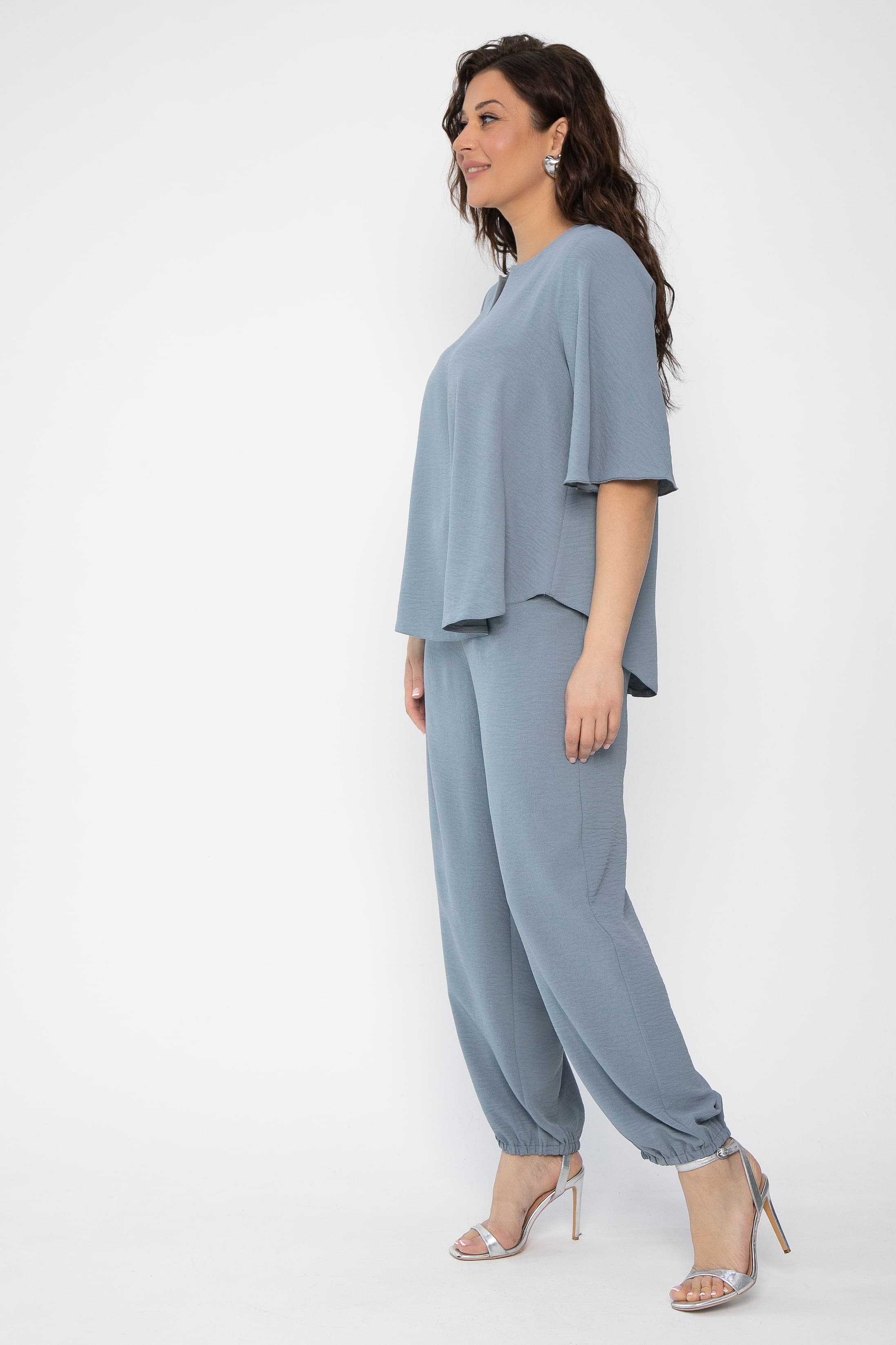 Костюм Летняя соната (серо-голубой) К13716-15М