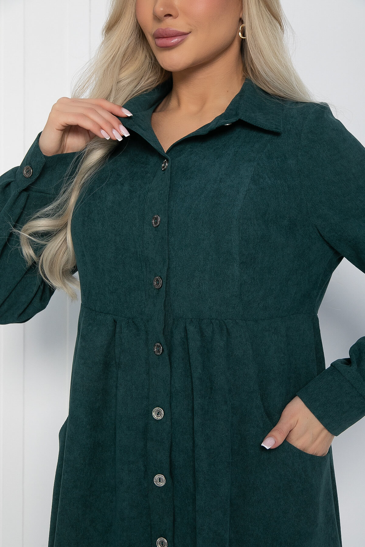 Платье Сабина (изумруд) П12655-4