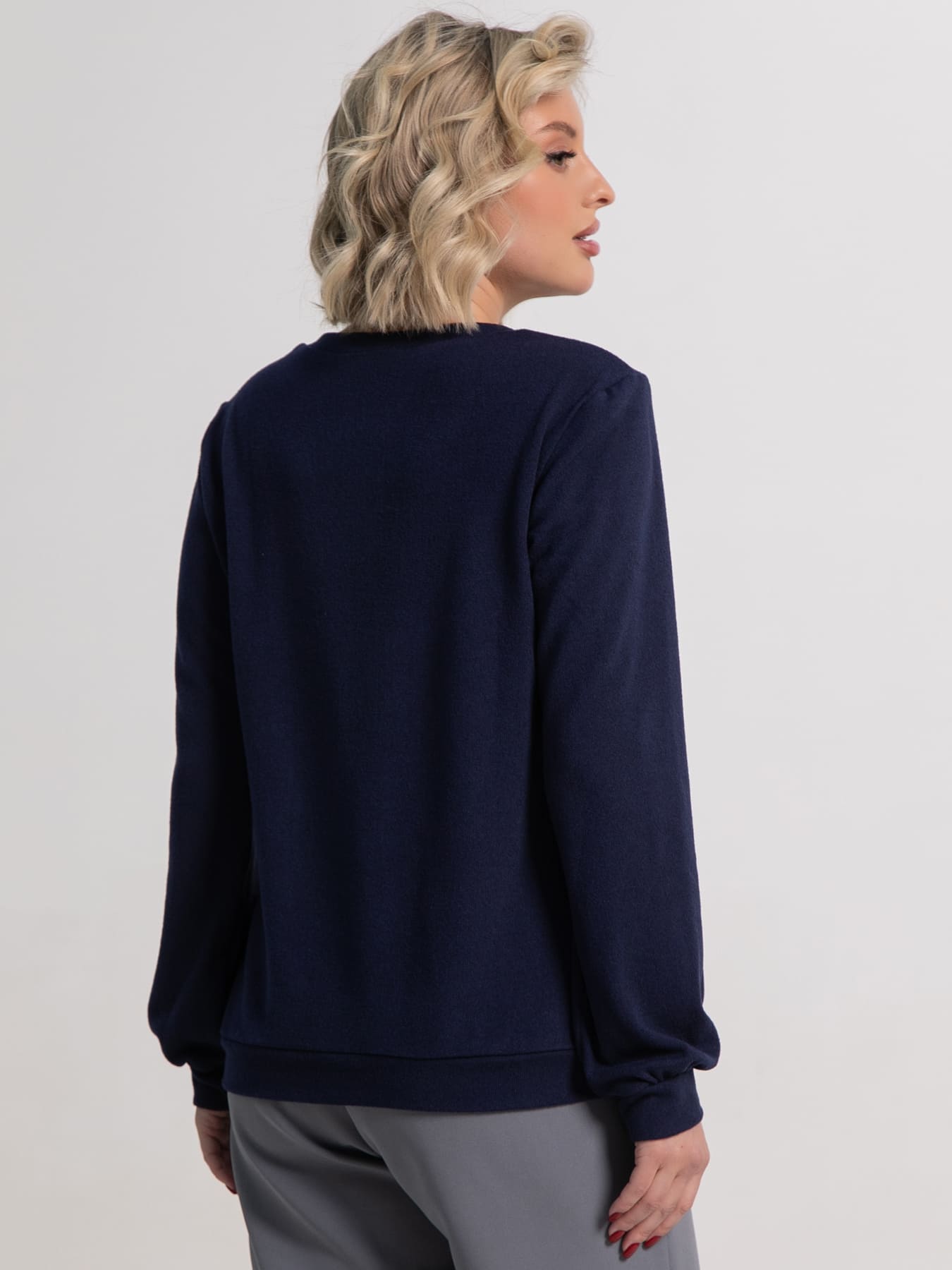 Джемпер трикотажный Мелоди (синий) Б15269-50М