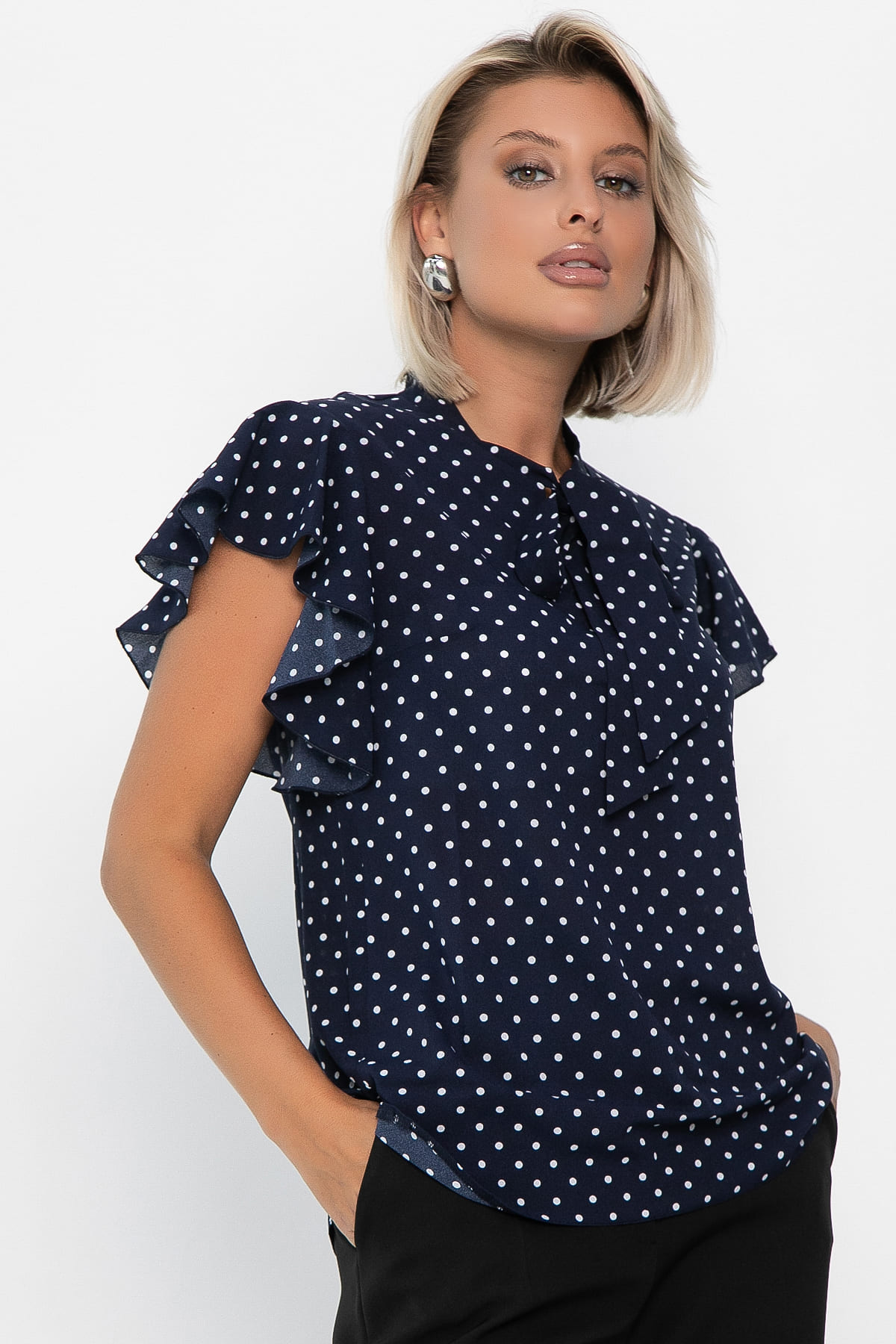 Блуза Челси (синяя) Б13948-6М