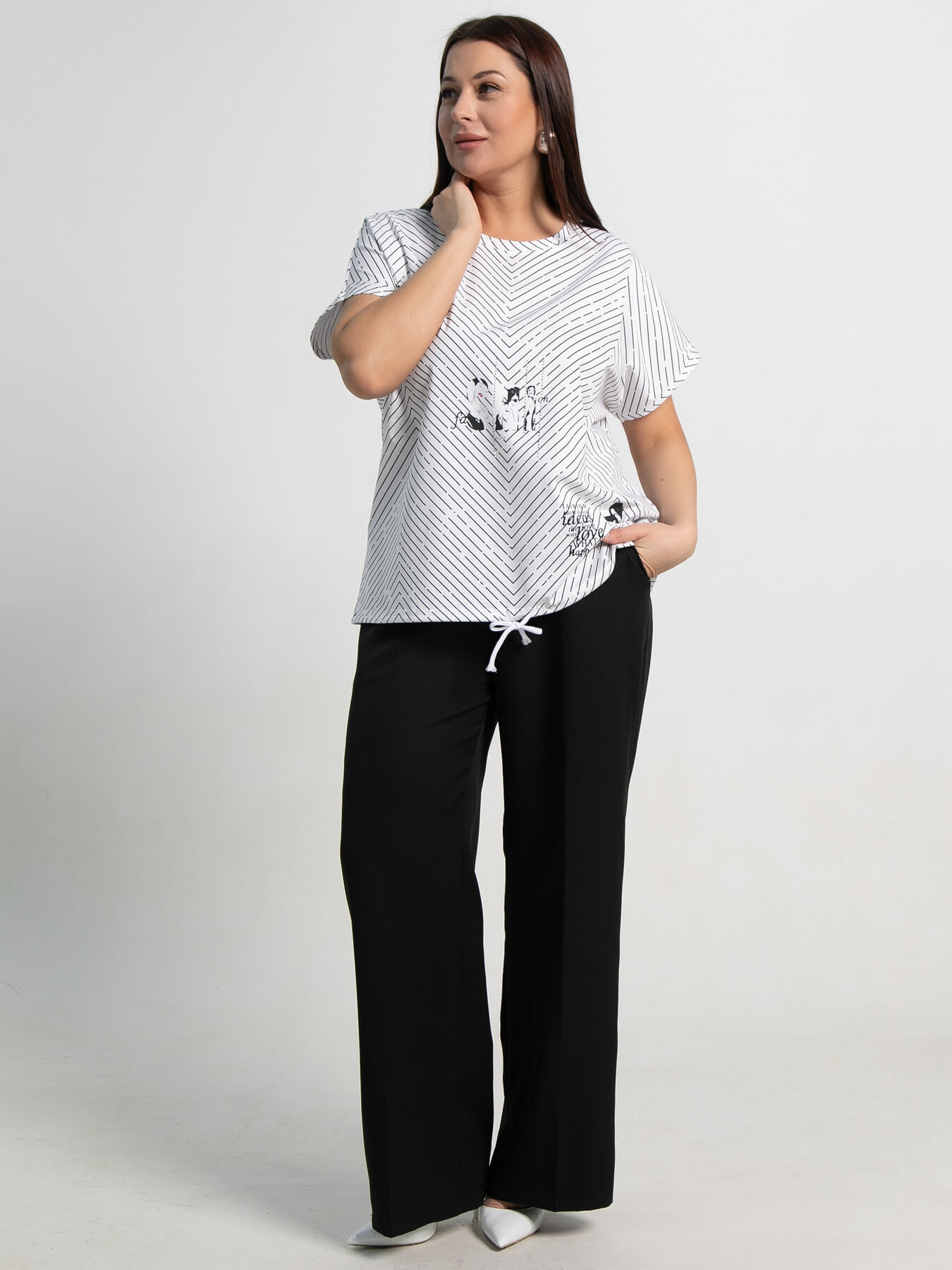 Блуза Ханна (белая) Б15356-20М