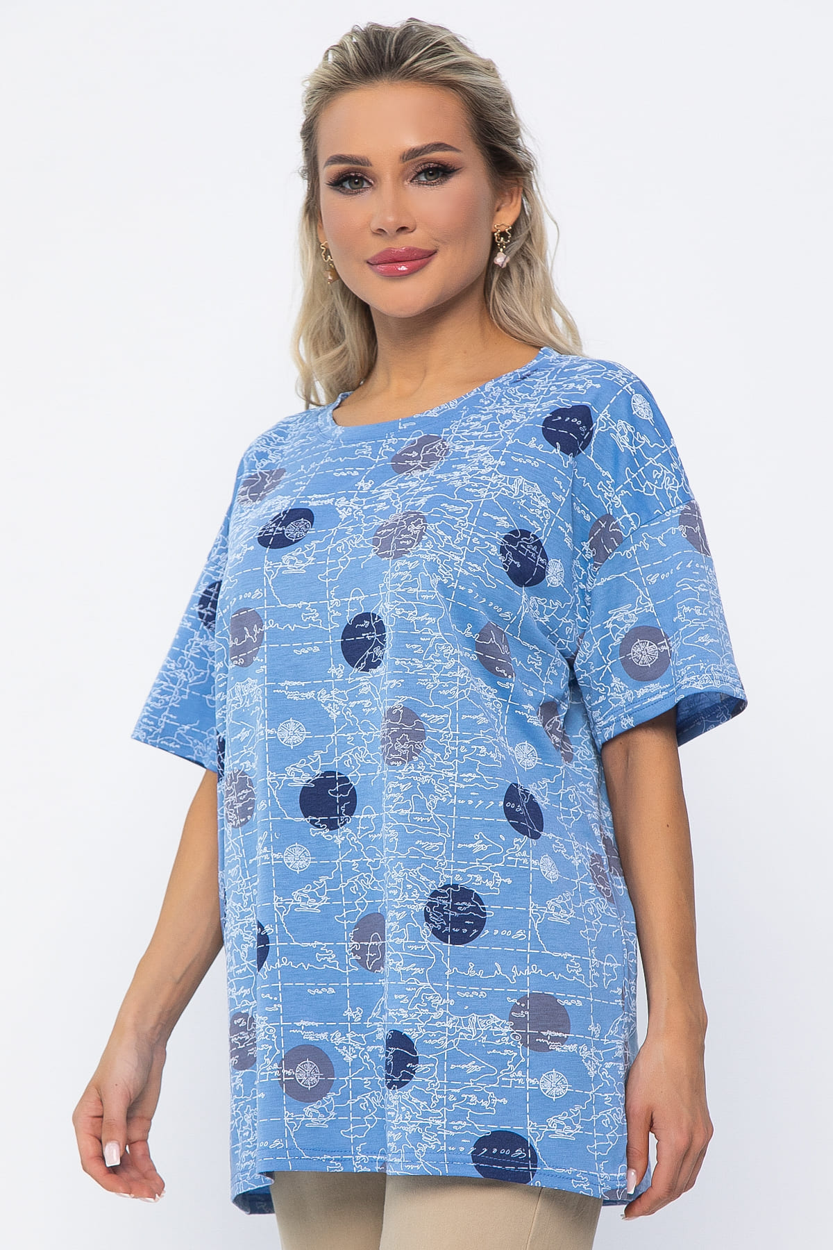 Блуза Тори (джинс) Б13518-20М