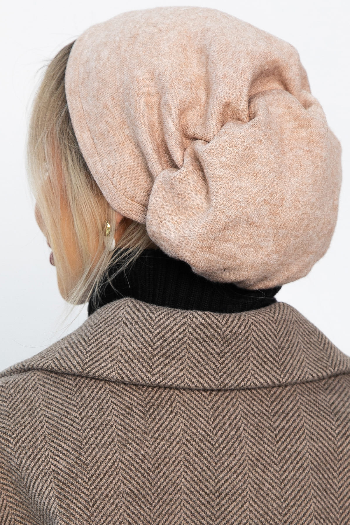 Чалма с резинкой (бежевая) ЧР6-23М