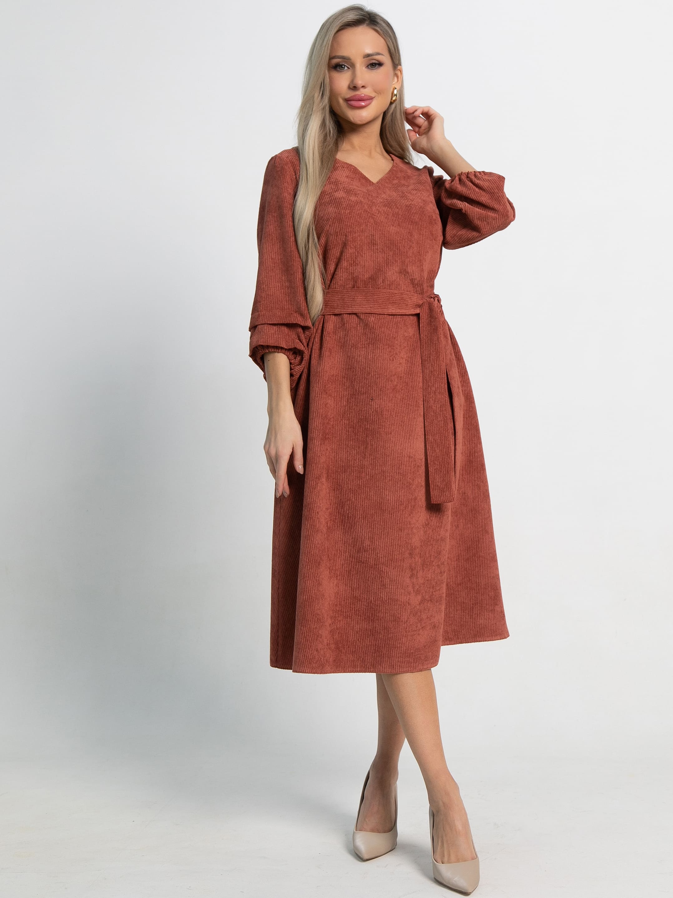 Платье Аглая (терракот) П15136-4М