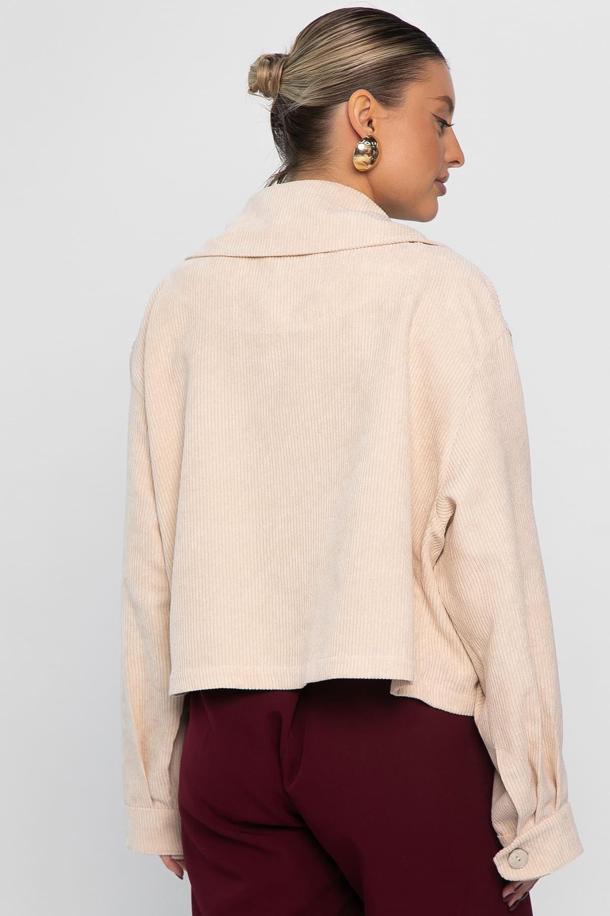 Жакет укороченный Динара (бежевый) Б14326-39М