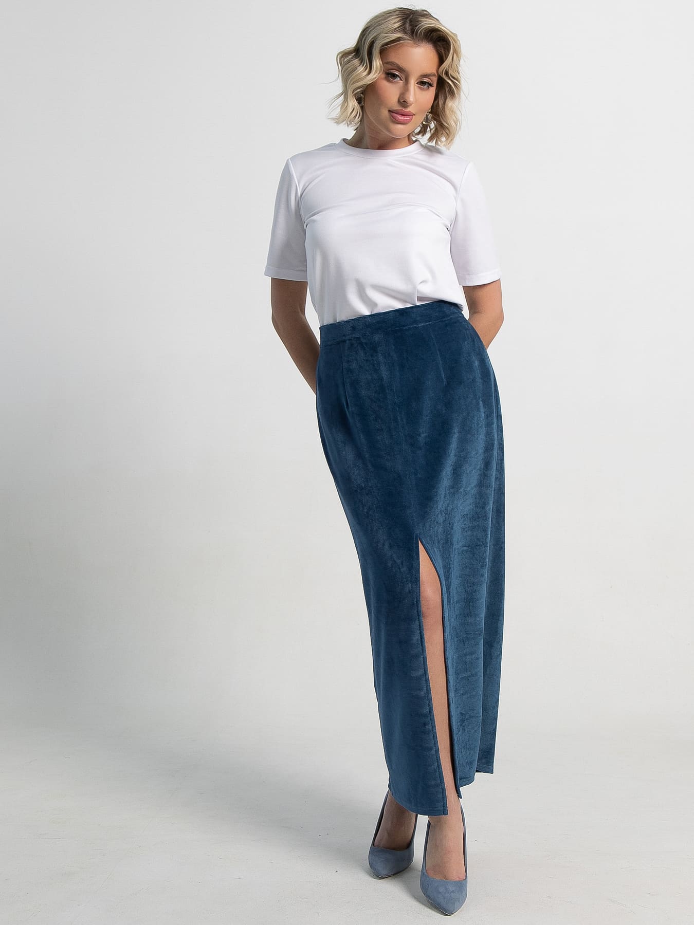 Юбка Асмира (джинс) Ю15195-18М