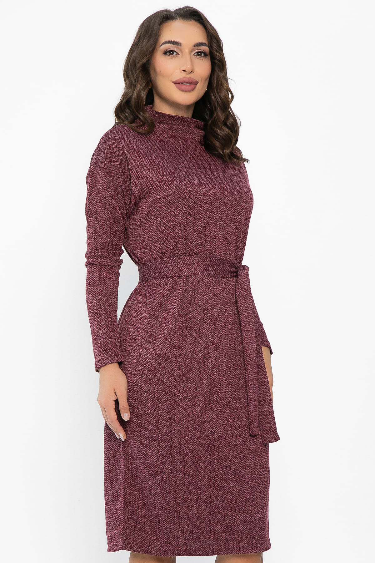 Платье В ритме мегаполиса (бордо) П14057-33М