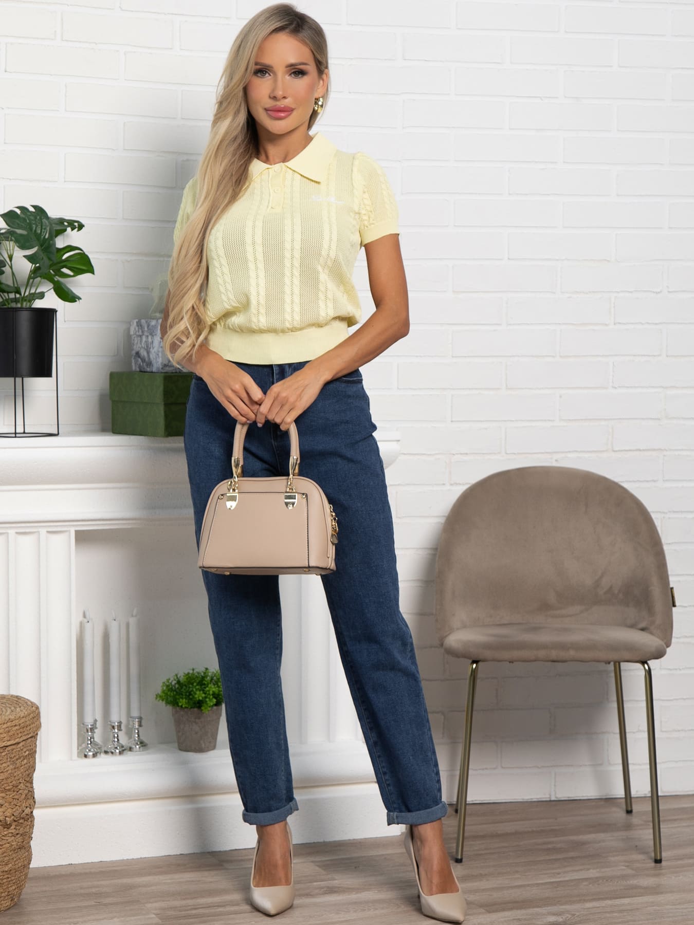 Поло Важный момент (сливочное масло) Б15374-7М